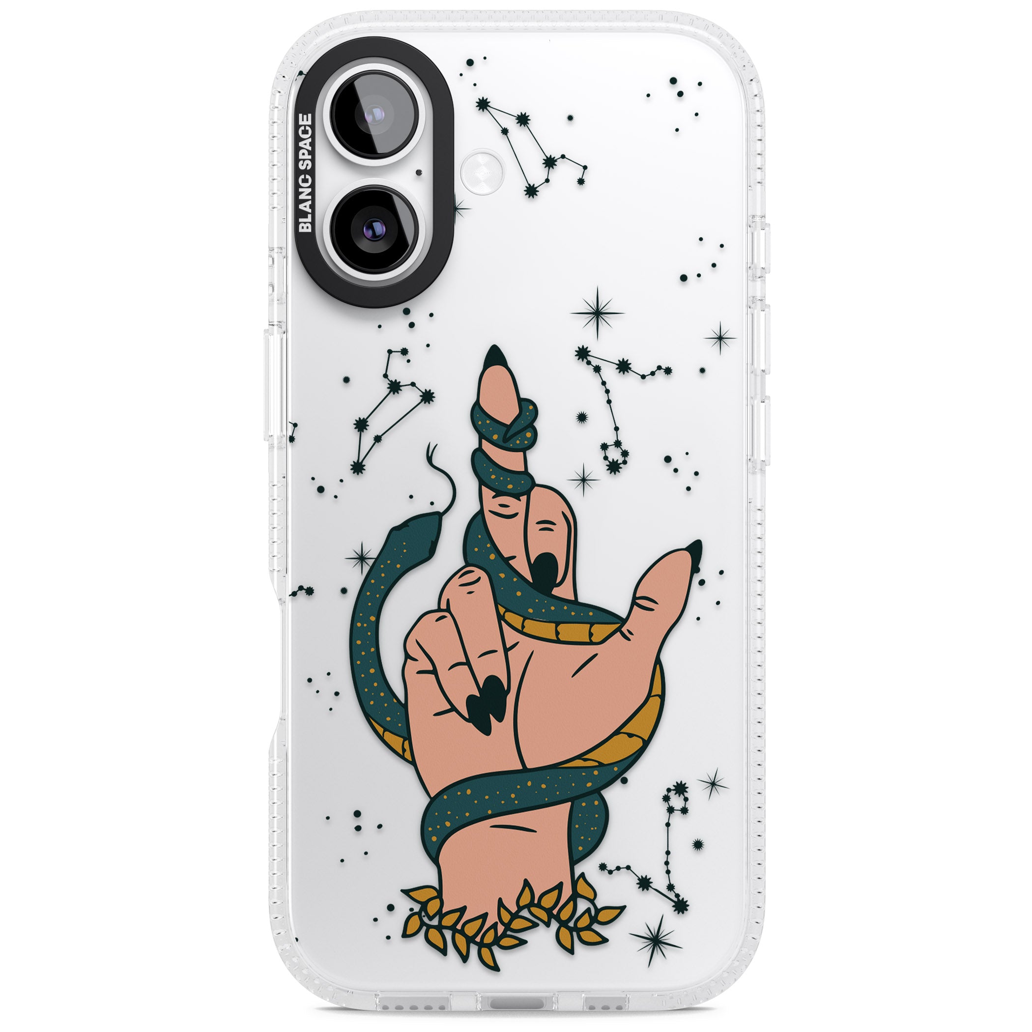 Snakes, Stars And Cynicism iPhone 17 Impact Air Clear Phone Case