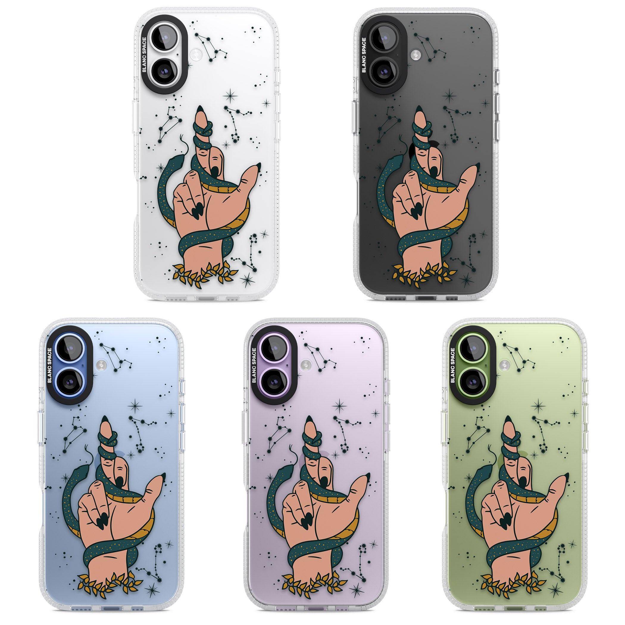 Snakes, Stars And Cynicism iPhone 17 Impact Air Clear Phone Case APT Impact Protection