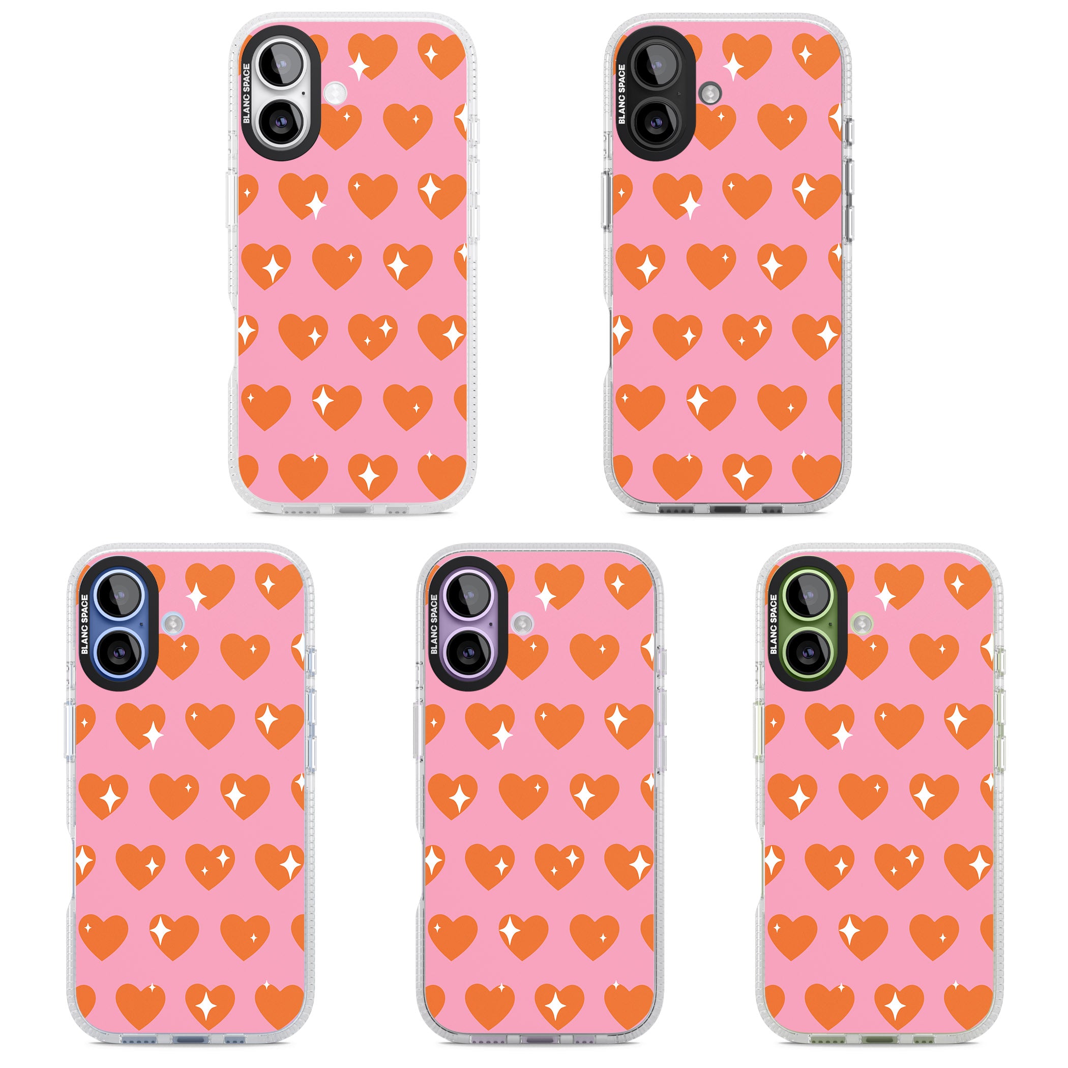 Sweet Hearts (Sunset) iPhone 17 Impact Air Clear Phone Case APT Impact Protection