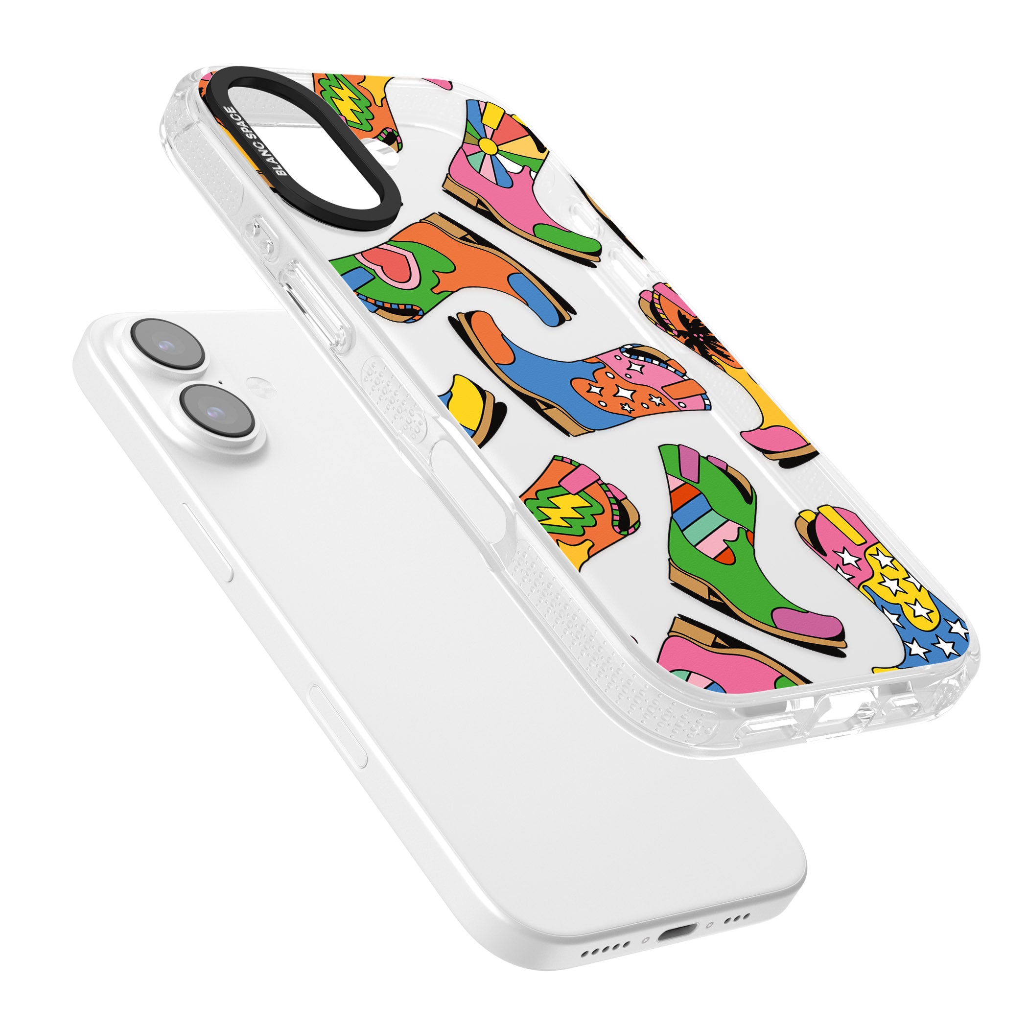 Starburst Boots iPhone 17 Impact Air Clear Phone Case Colours