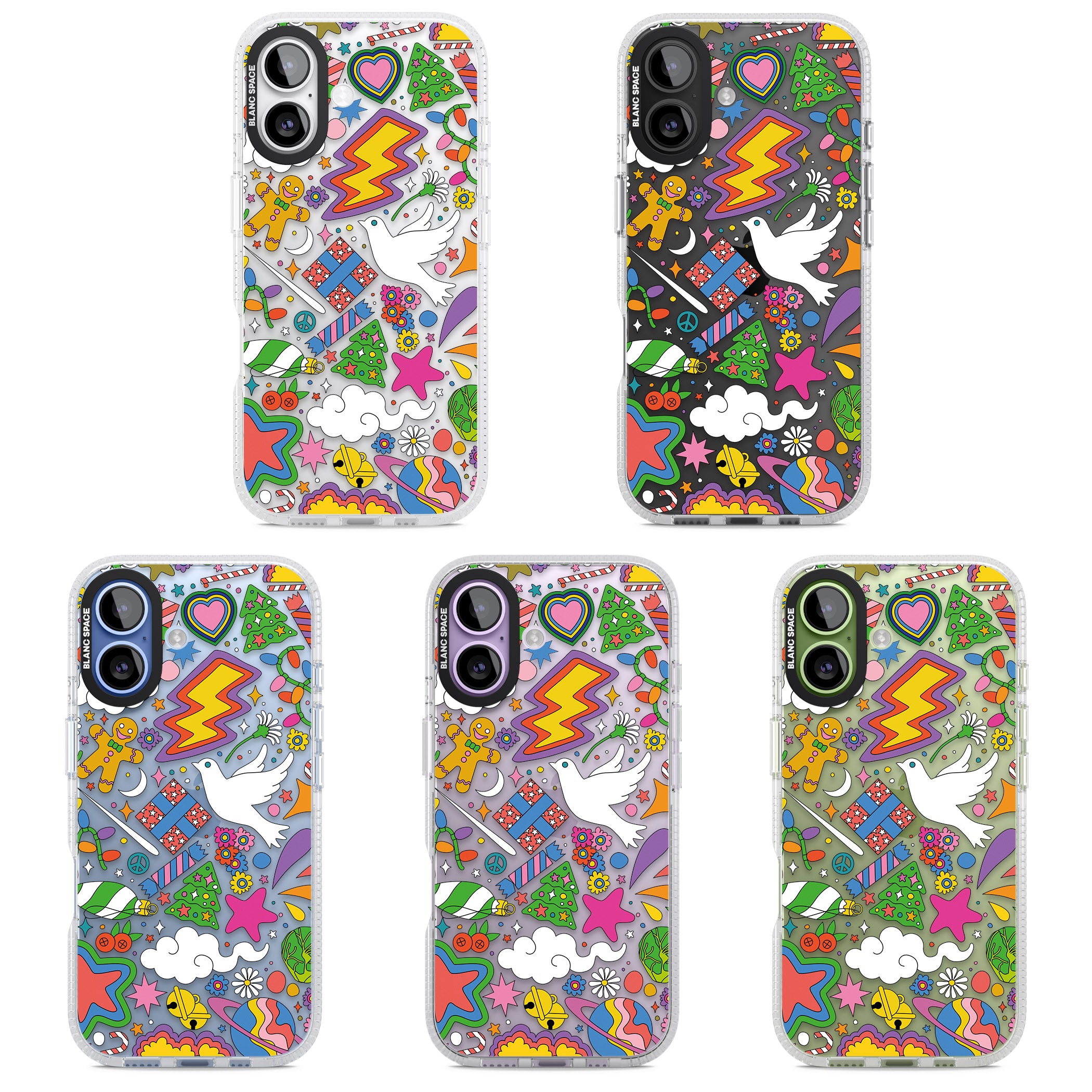 Whimsical Wonderland iPhone 17 Impact Air Clear Phone Case APT Impact Protection