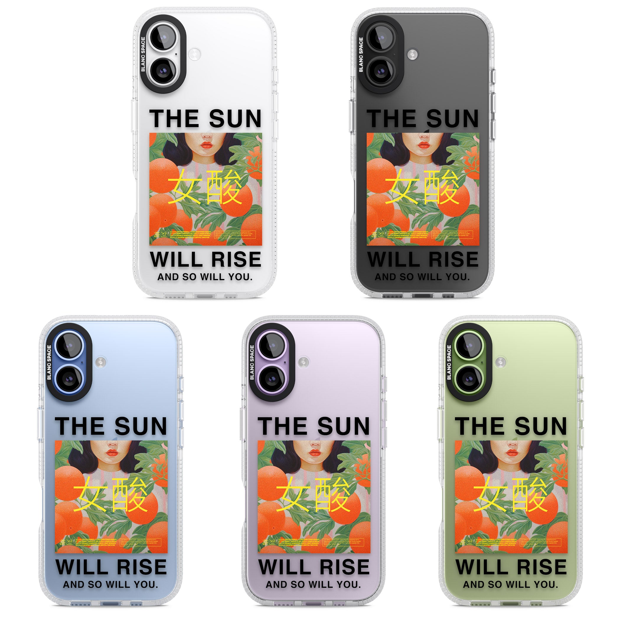 The Sun Will Rise iPhone 17 Impact Air Clear Phone Case APT Impact Protection