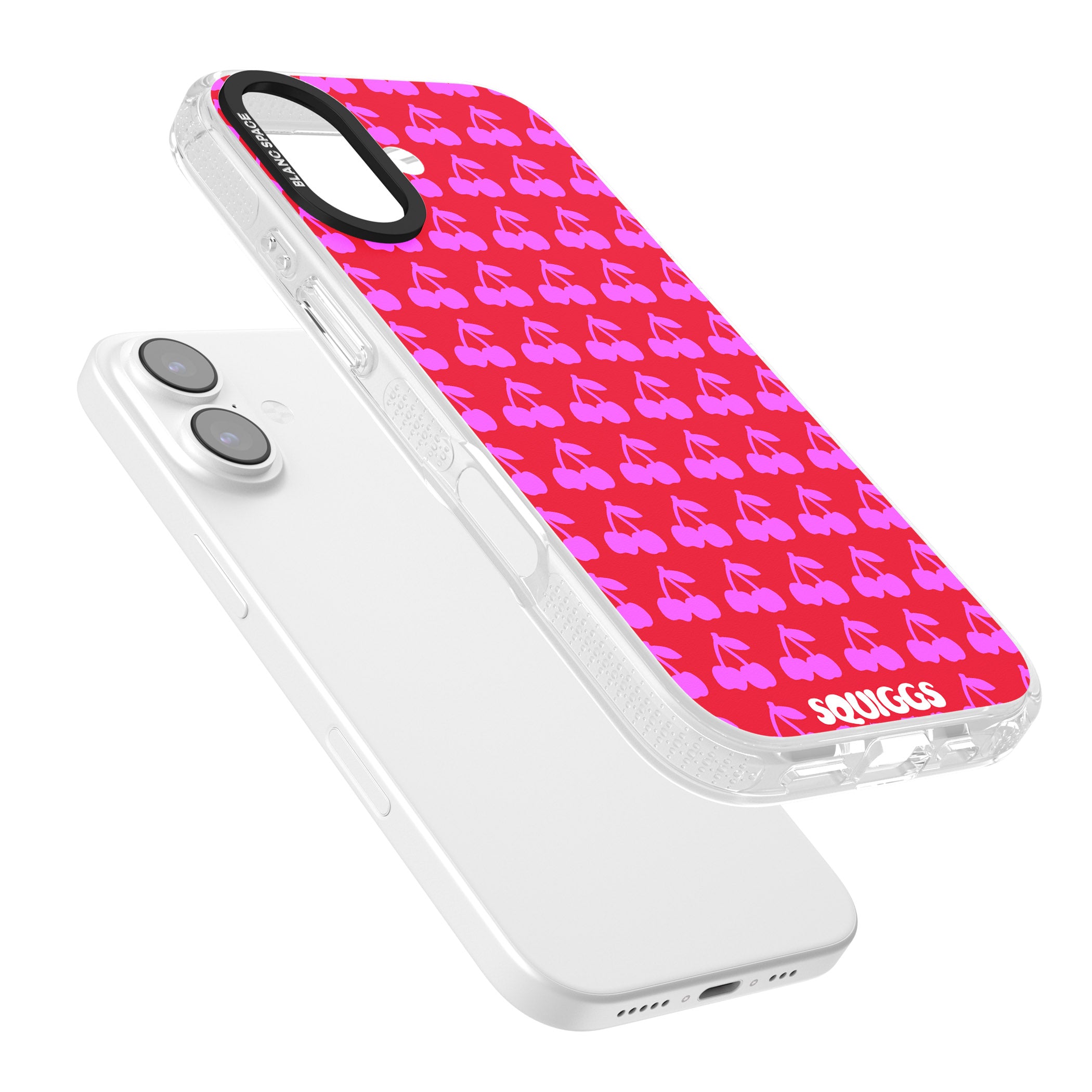 Red Cherries iPhone 17 Impact Air Clear Phone Case Colours