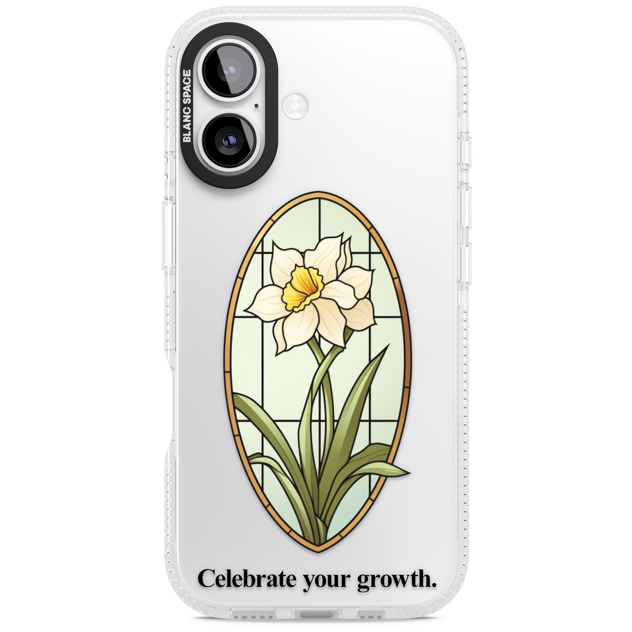Celebrate Your Growth iPhone 17 Impact Air Clear Phone Case
