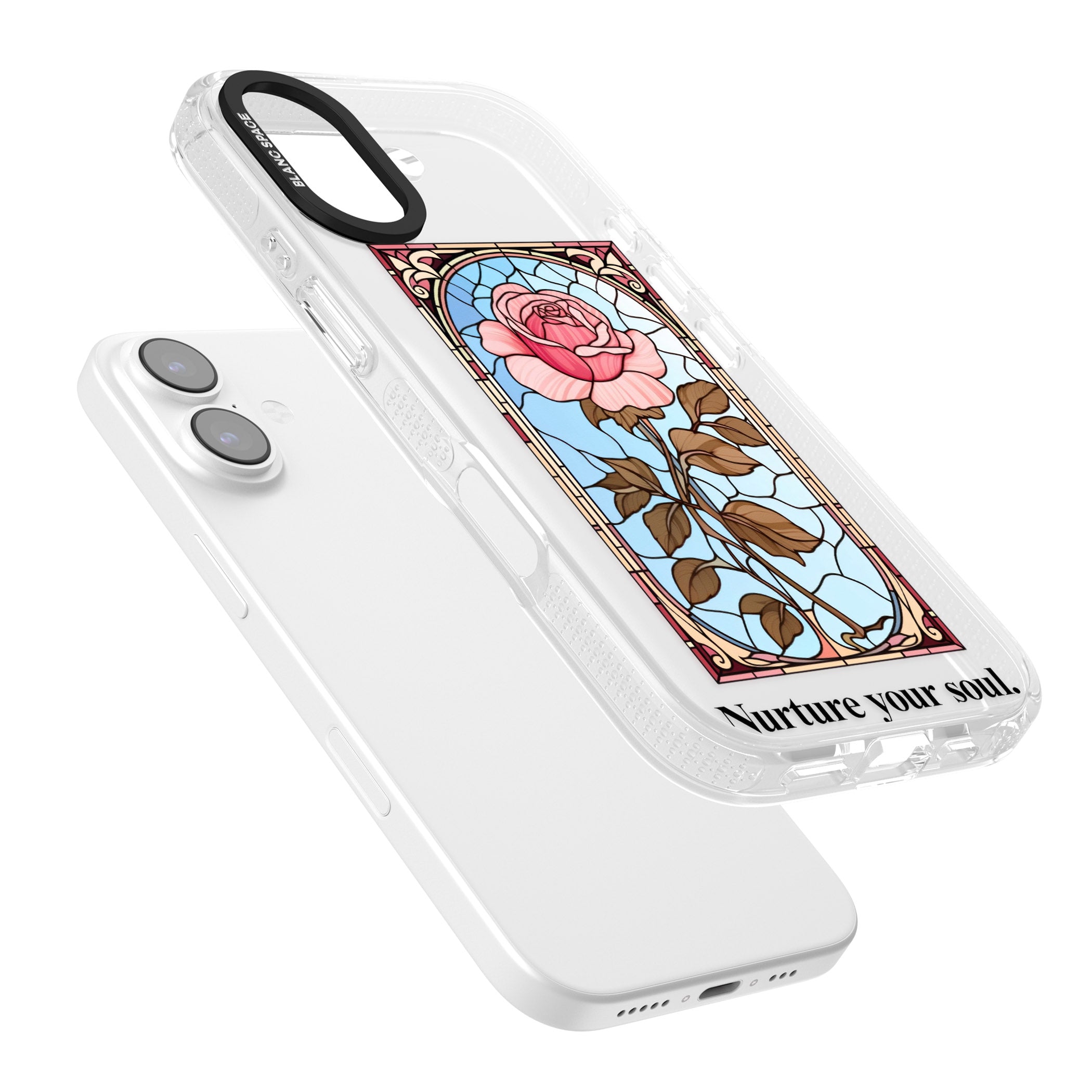 Nurture Your Soul iPhone 17 Impact Air Clear Phone Case Colours