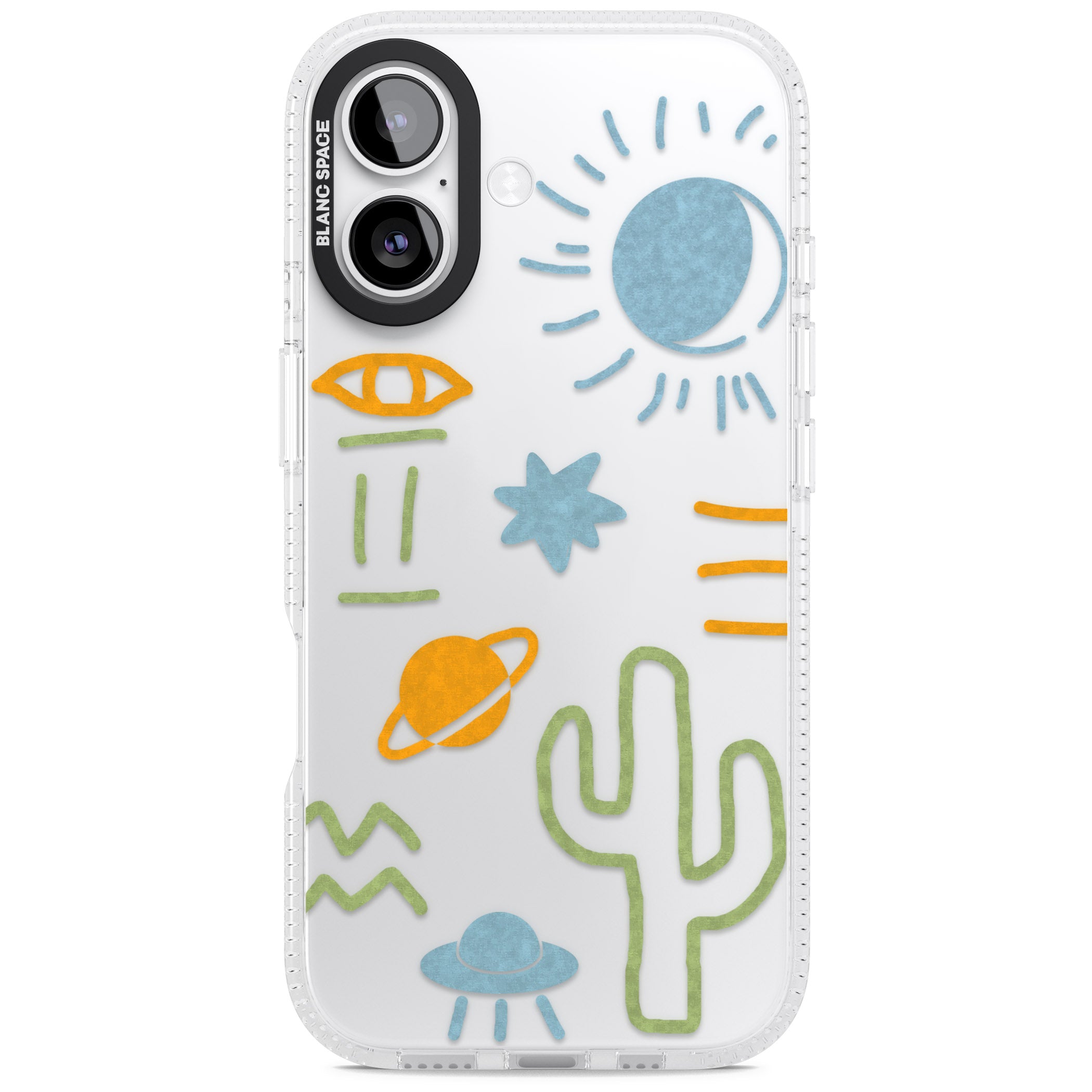 Summer Heat iPhone 17 Impact Air Clear Phone Case