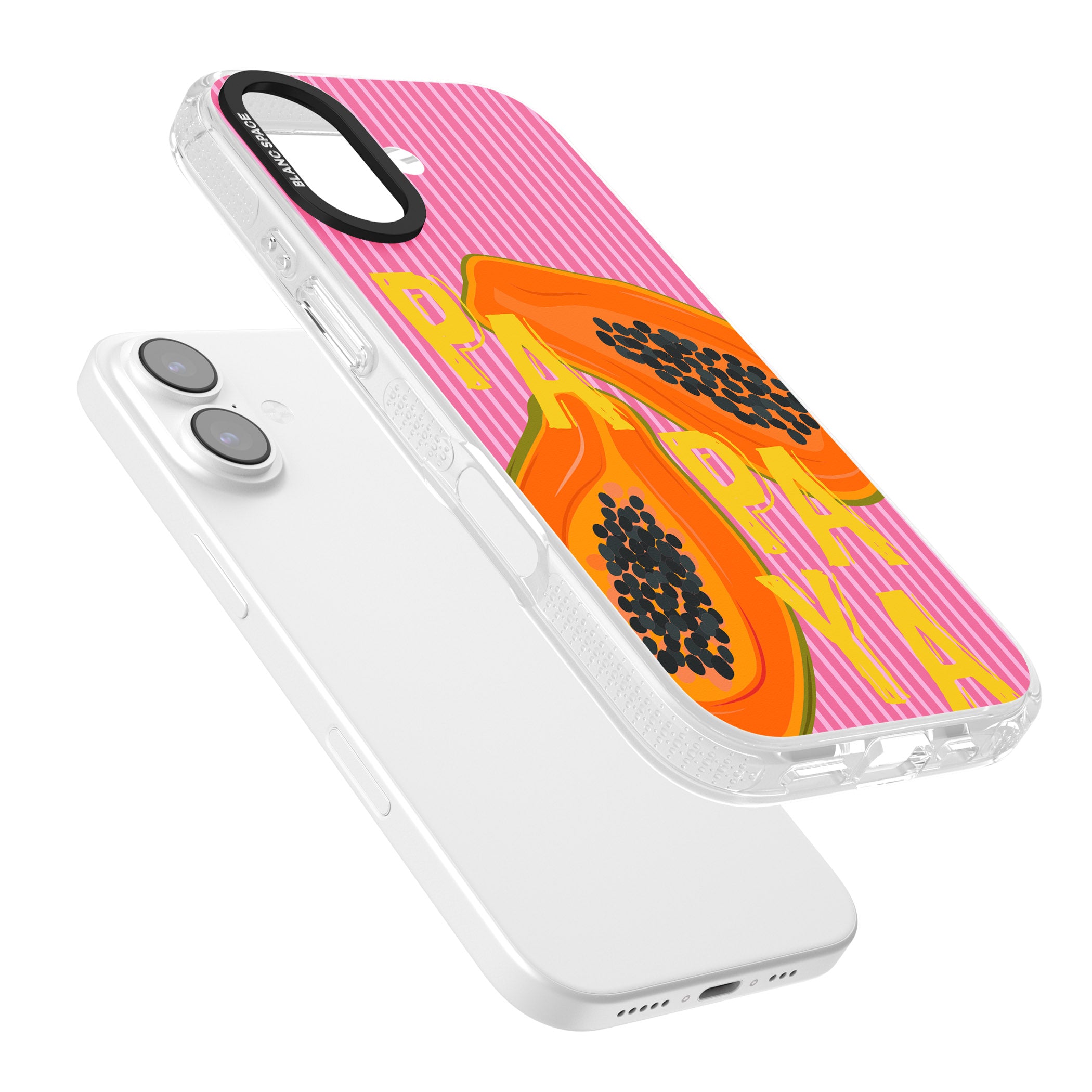 Papaya iPhone 17 Impact Air Clear Phone Case Colours