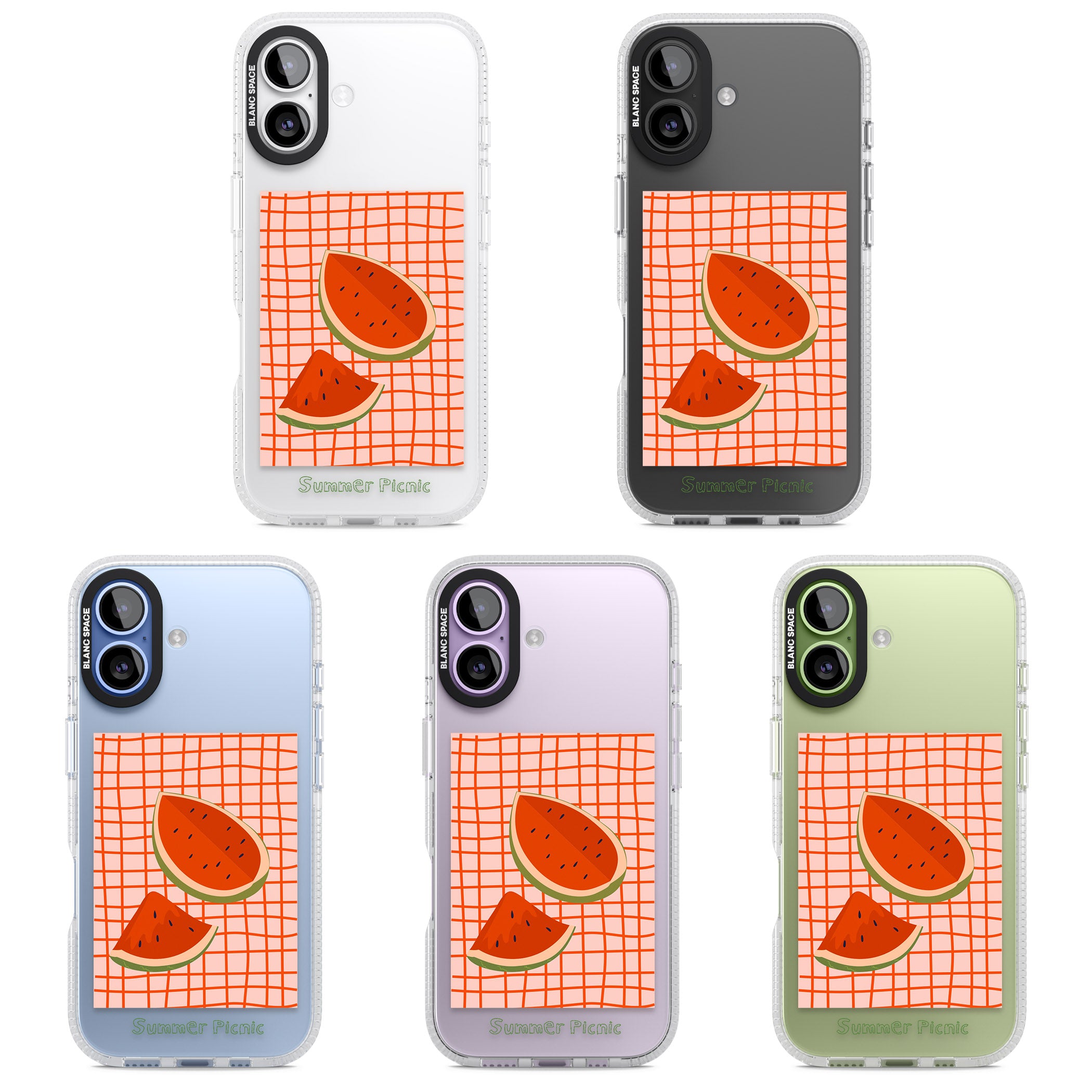 Summer Picnic iPhone 17 Impact Air Clear Phone Case APT Impact Protection