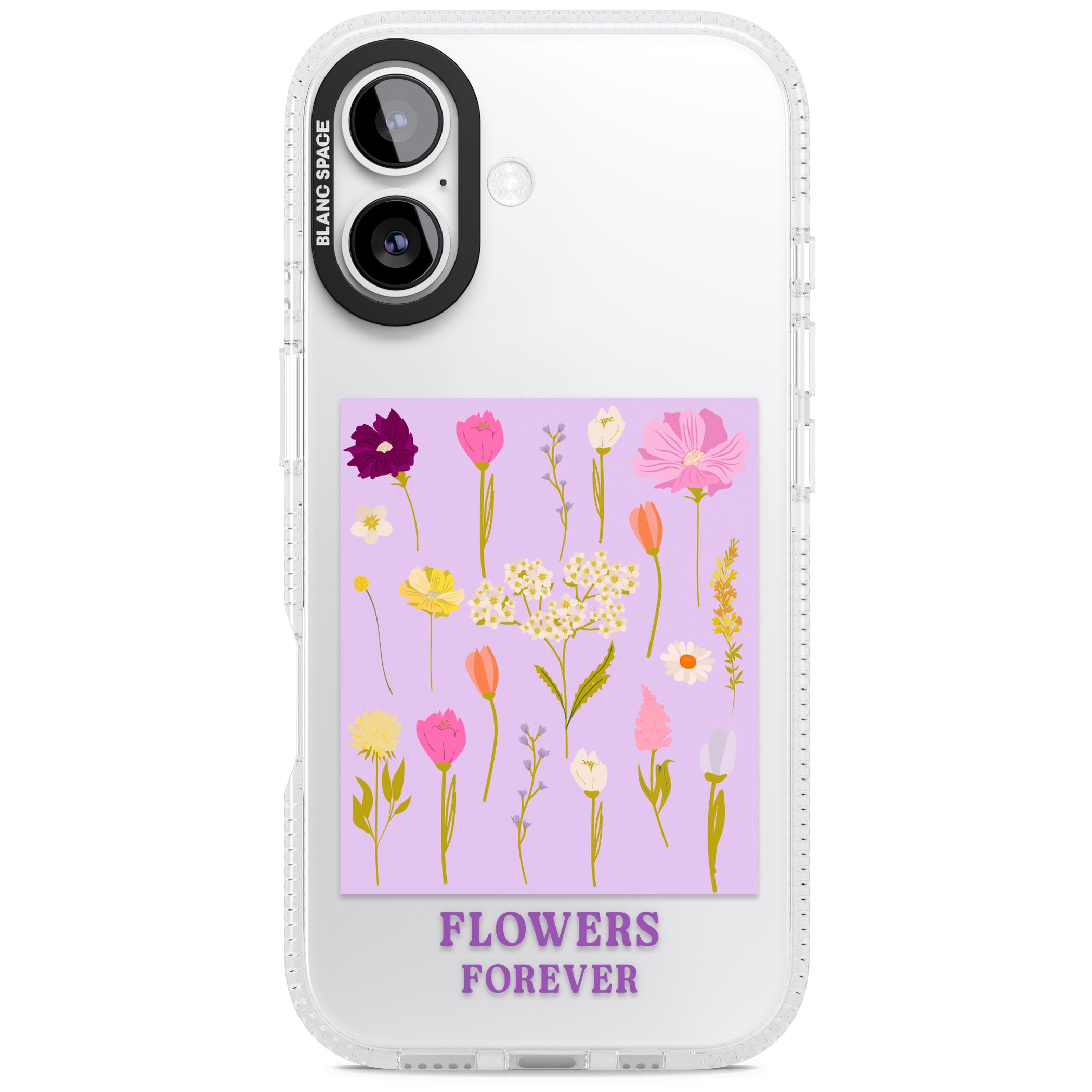Flowers Forever iPhone 17 Impact Air Clear Phone Case