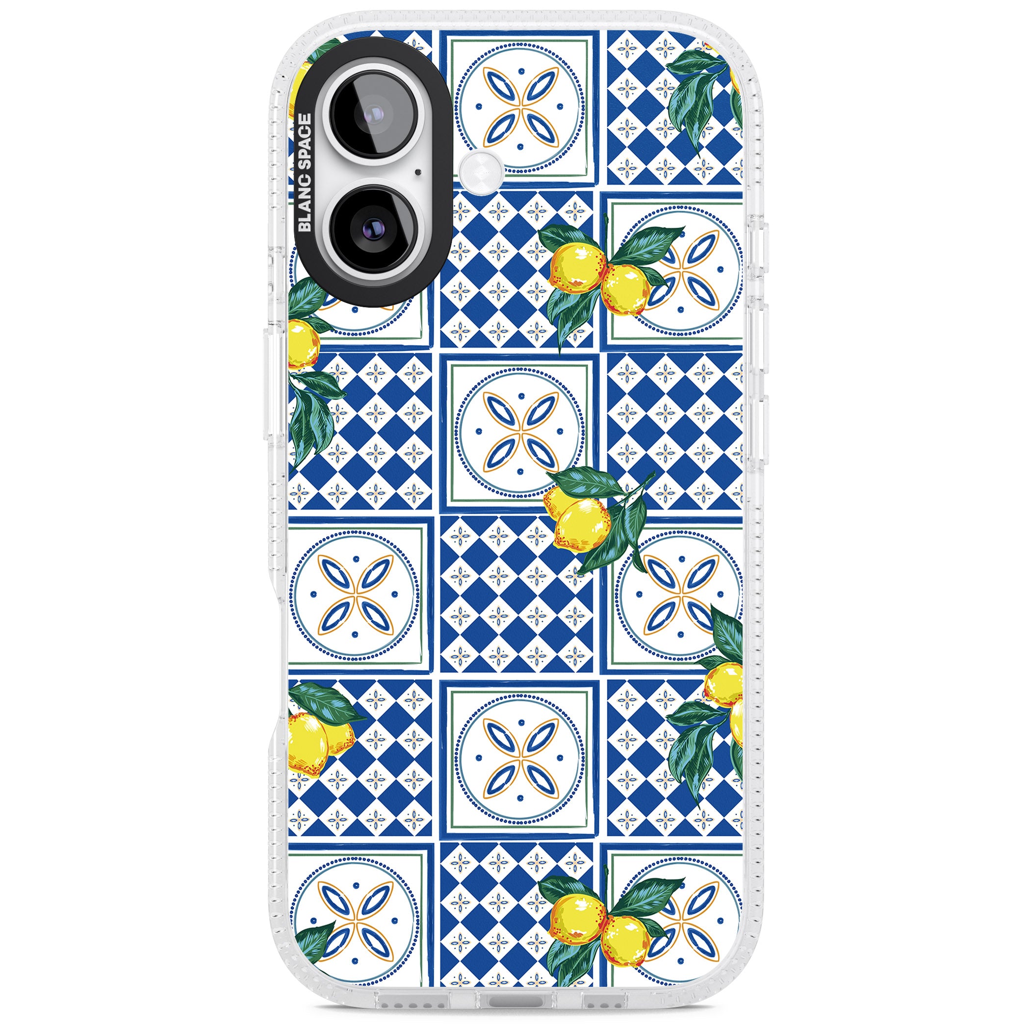 Lemon Tiles iPhone 17 Impact Air Clear Phone Case