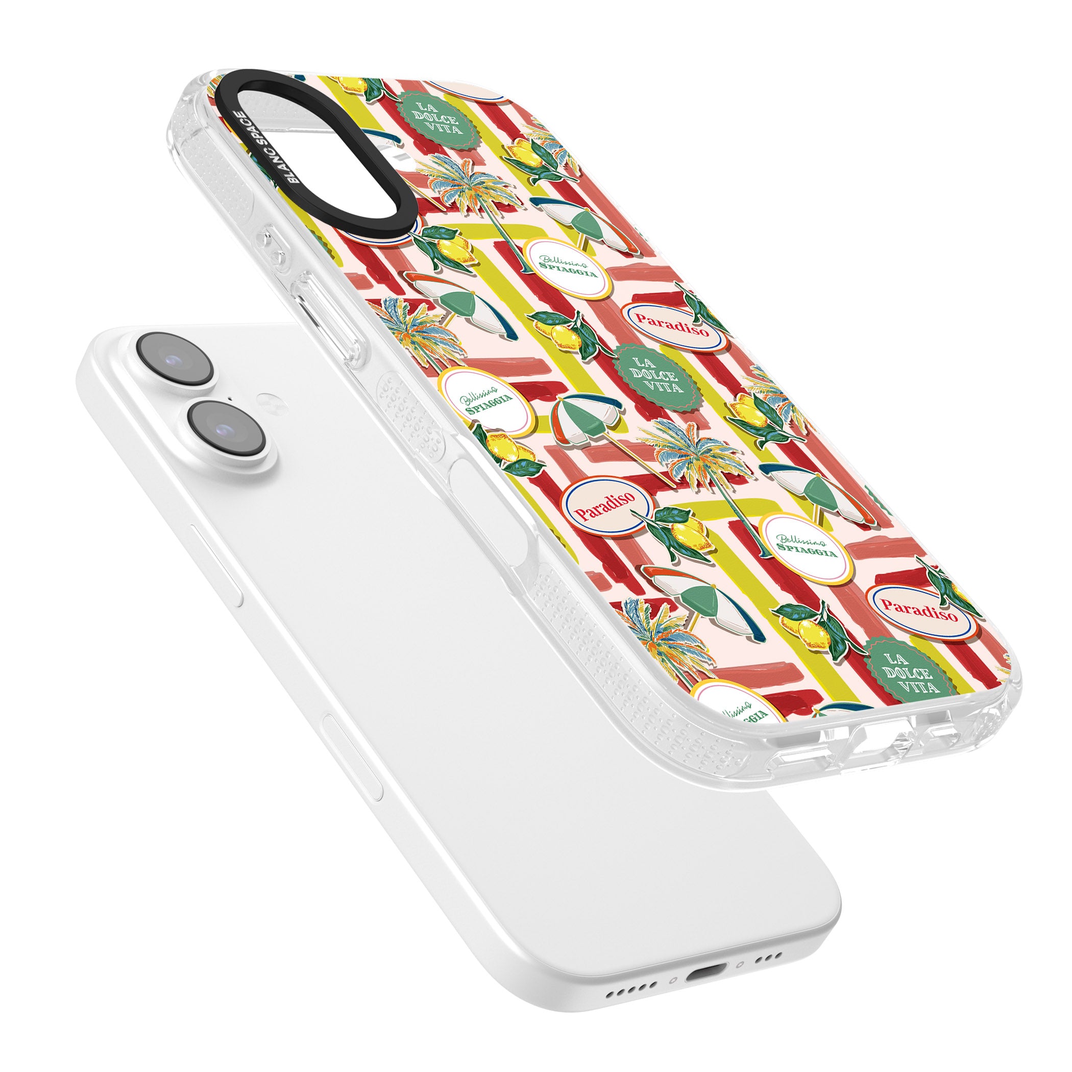 Paradiso Vibes iPhone 17 Impact Air Clear Phone Case Colours