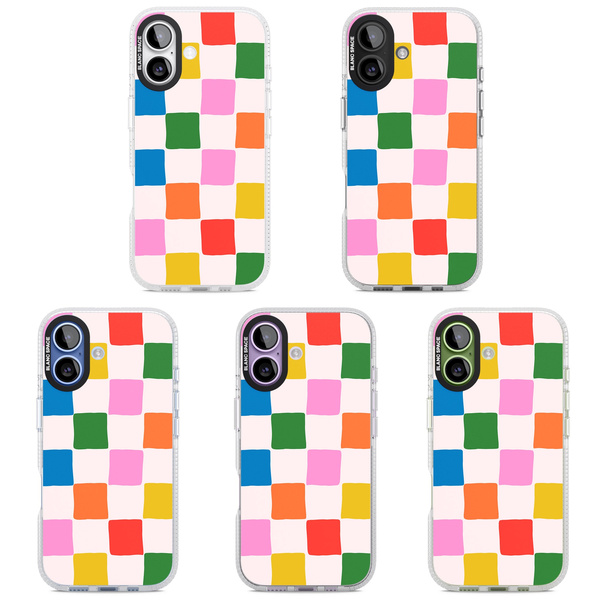 Colour Checked iPhone 17 Impact Air Clear Phone Case APT Impact Protection