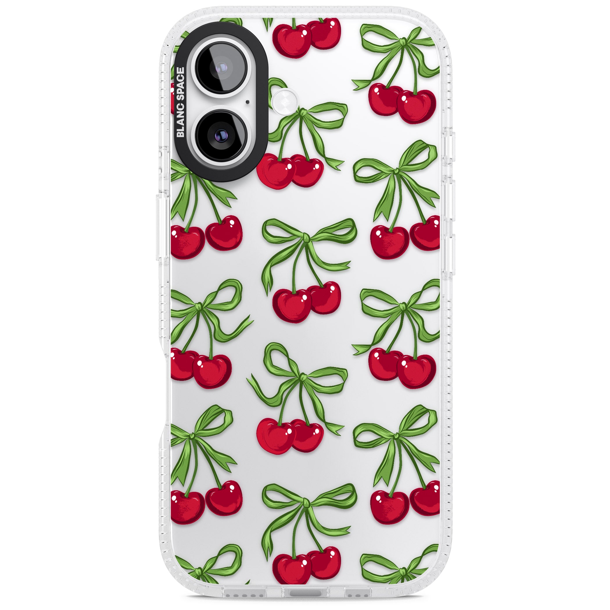 Cherry Bows iPhone 17 Impact Air Clear Phone Case