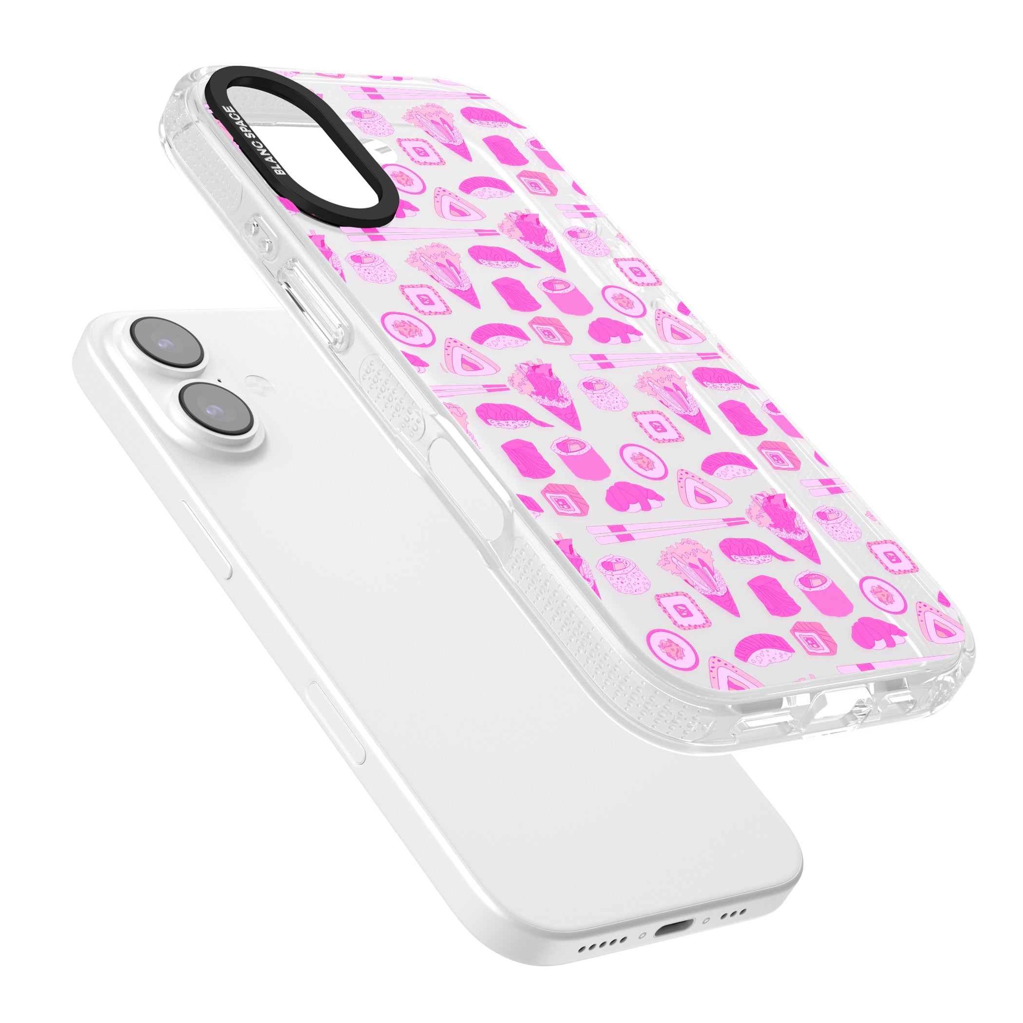 Pink Sushi Pop iPhone 17 Impact Air Clear Phone Case Colours