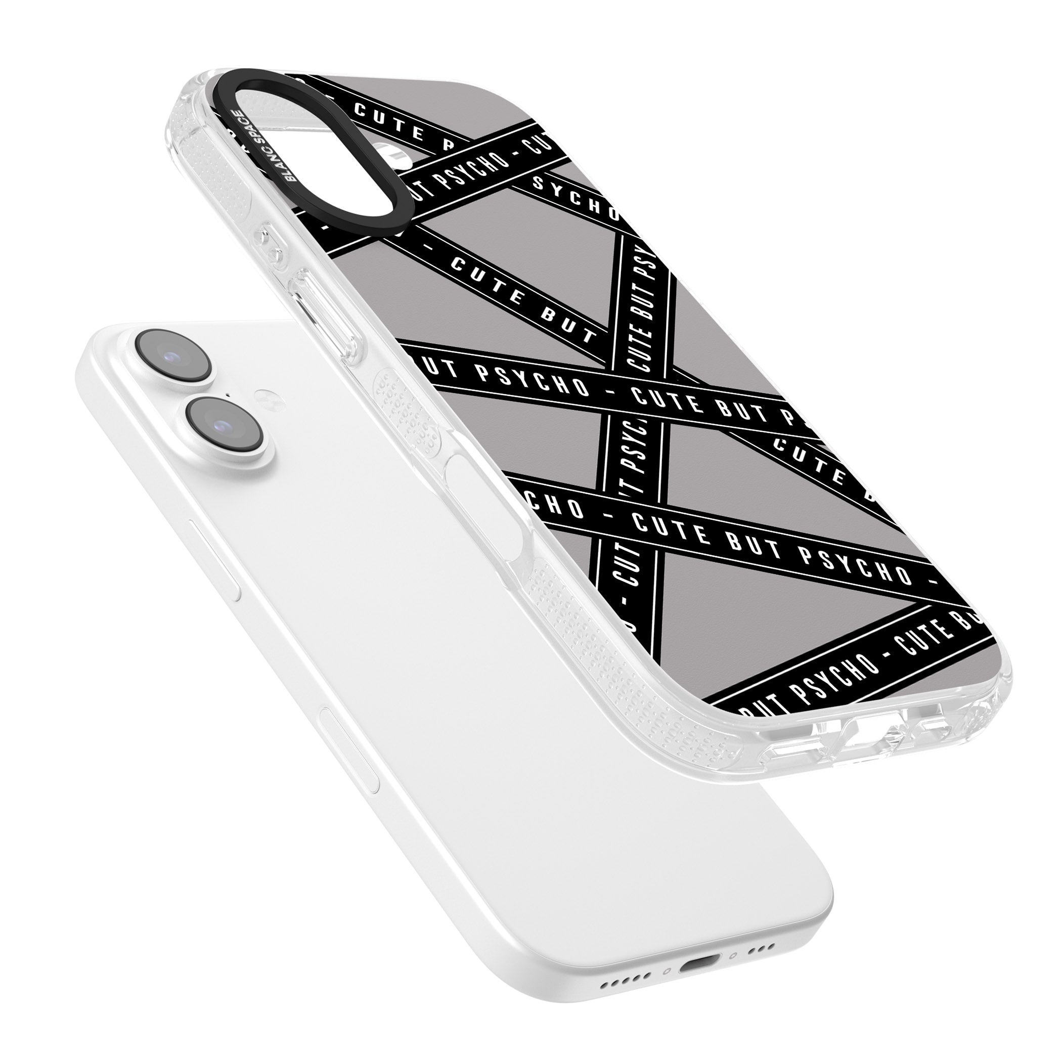 Cute But Psycho iPhone 17 Impact Air Clear Phone Case Colours