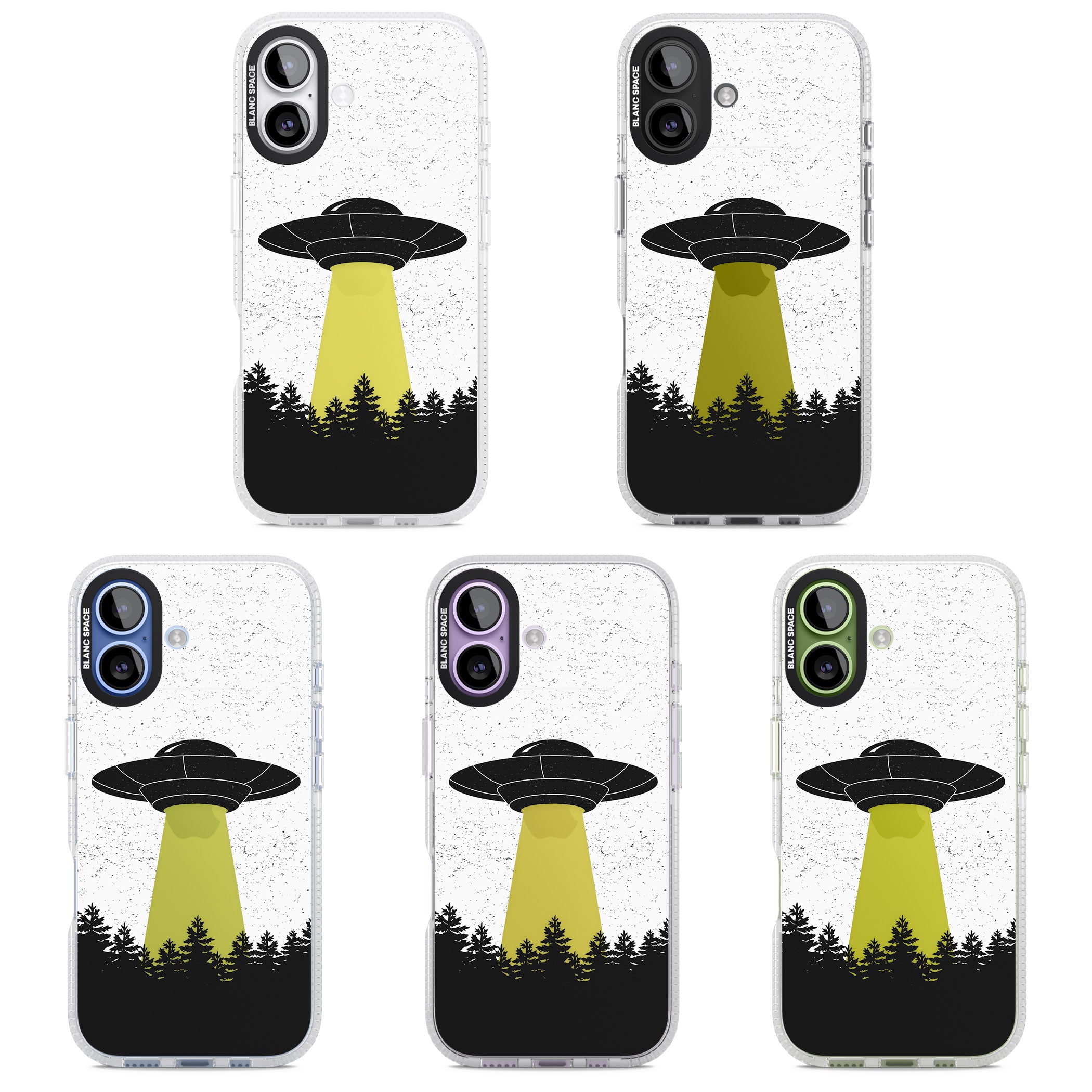 Alien Abduction iPhone 17 Impact Air Clear Phone Case APT Impact Protection