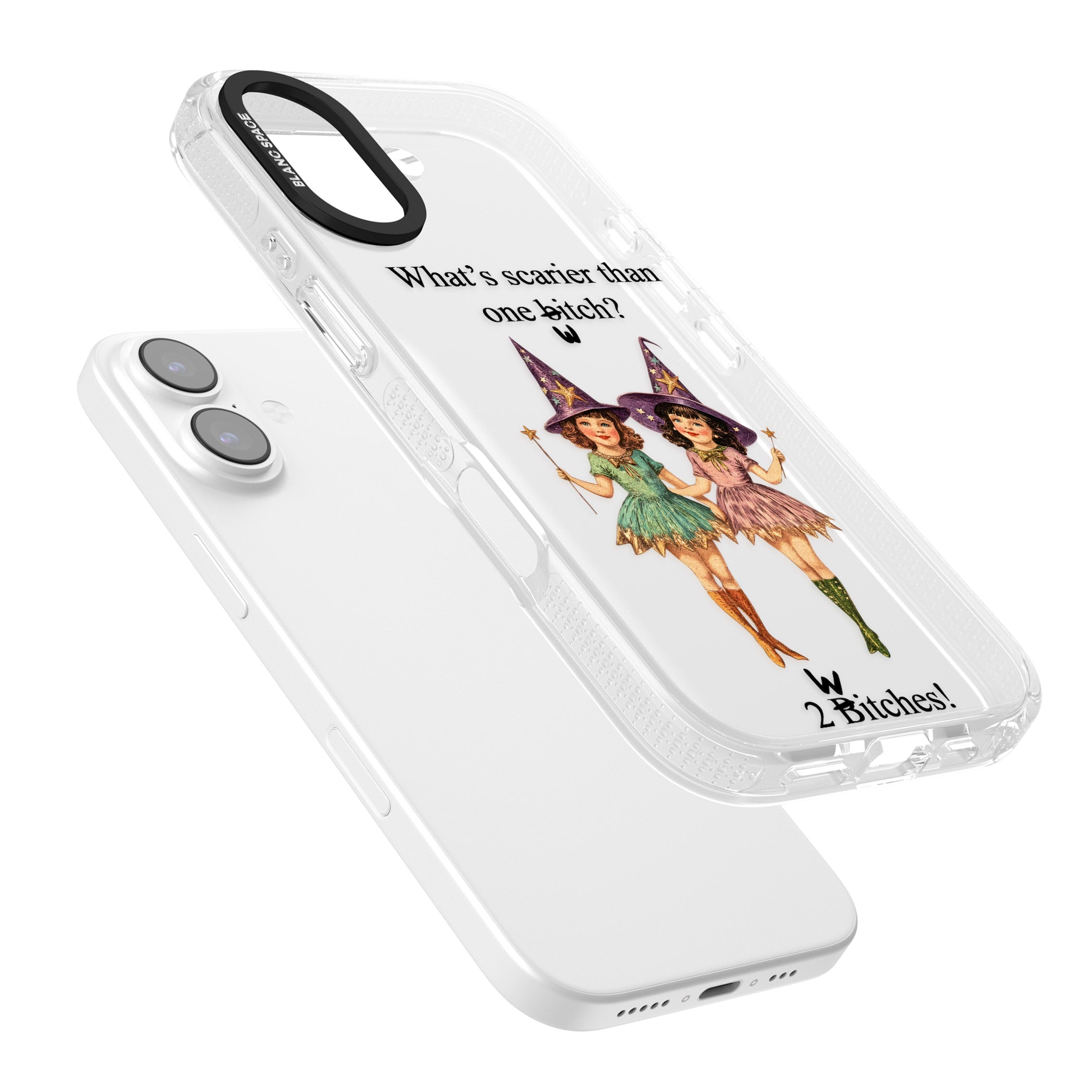Two Witches iPhone 17 Impact Air Clear Phone Case Colours