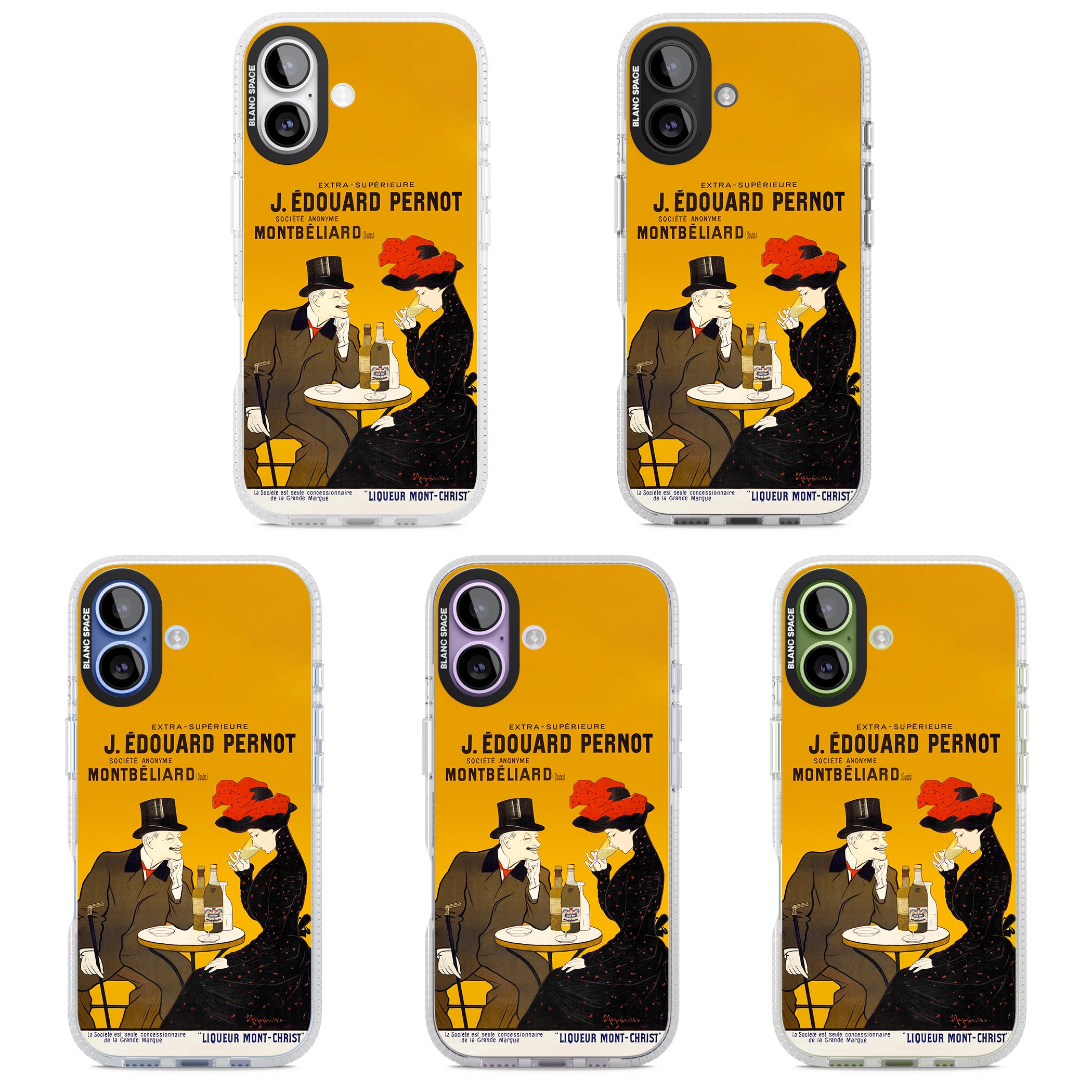 Absinthe, J.Edouard Pernot Poster iPhone 17 Impact Air Clear Phone Case APT Impact Protection