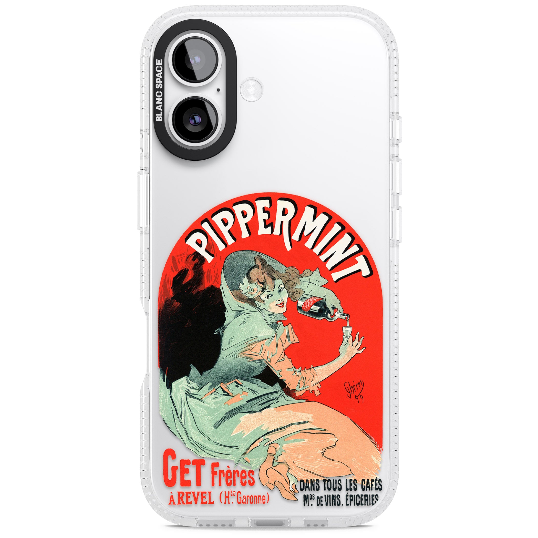 Pippermint Poster iPhone 17 Impact Air Clear Phone Case