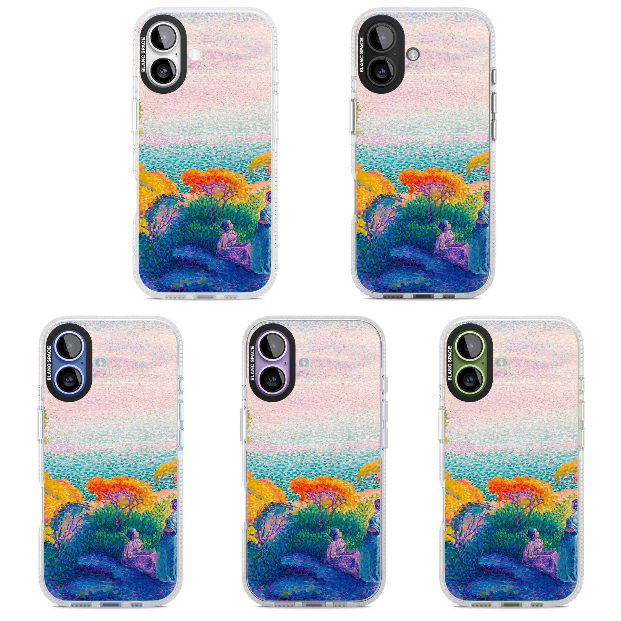 Two Women by the Shore iPhone 17 Impact Air Clear Phone Case APT Impact Protection