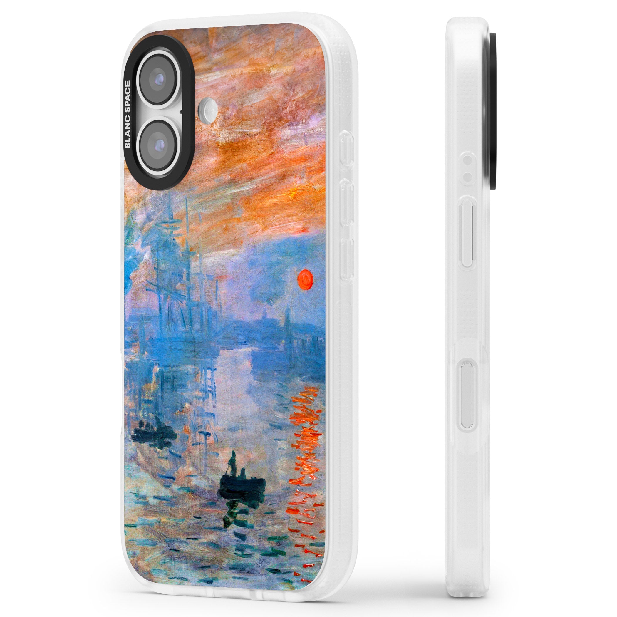 Impression, Sunrise iPhone 17 Impact Air Clear Phone Case Side Profile