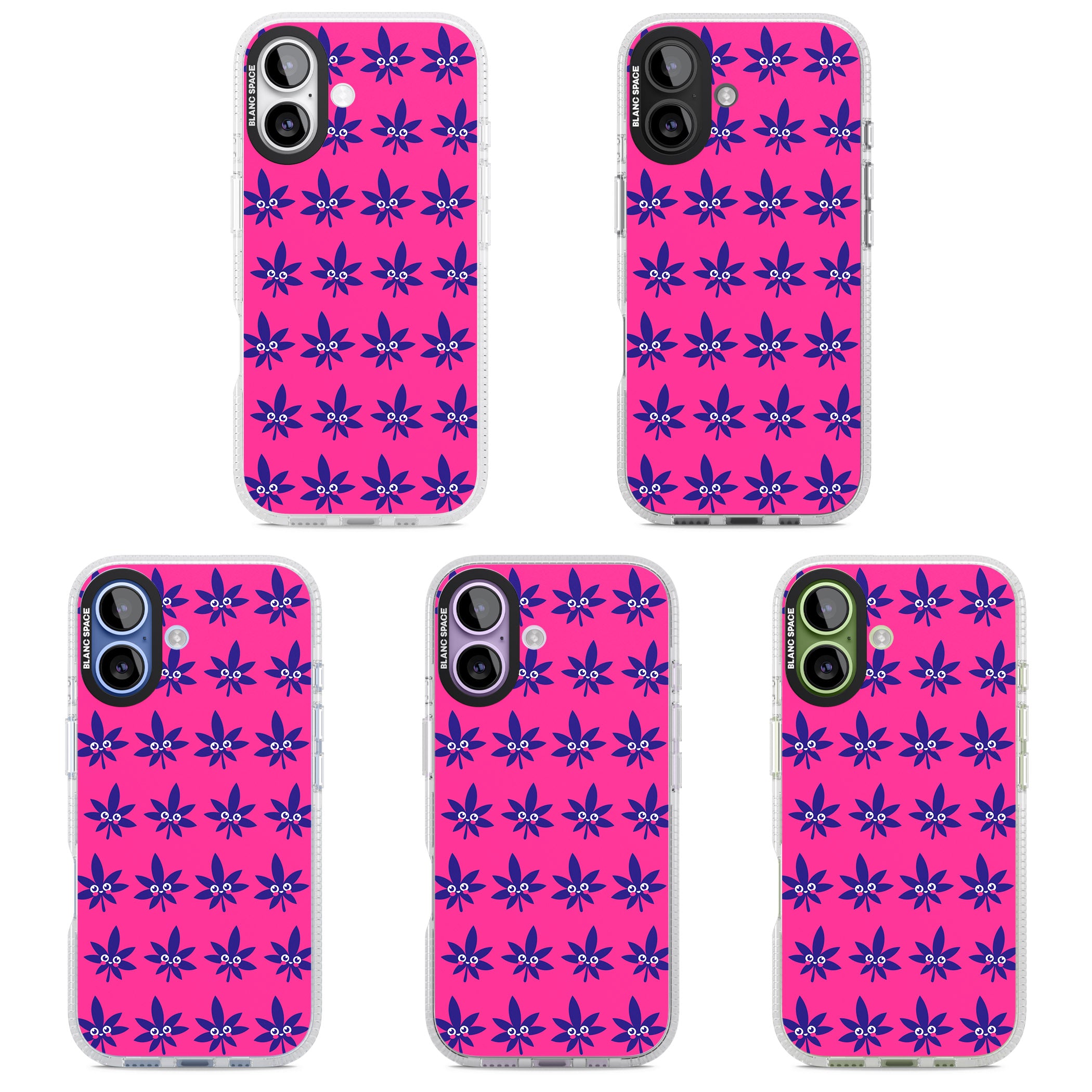 Pink Sativa iPhone 17 Impact Air Clear Phone Case APT Impact Protection