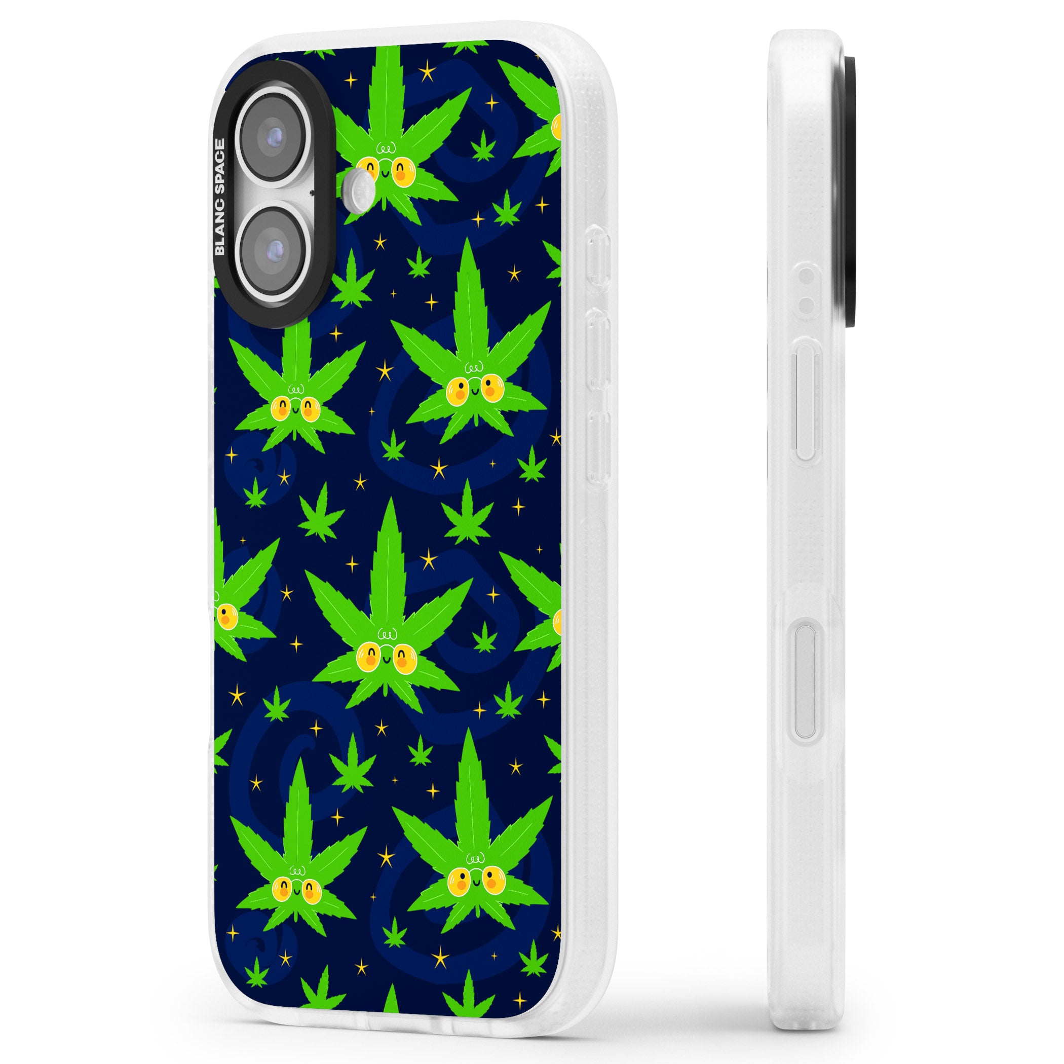 High Af iPhone 17 Impact Air Clear Phone Case Side Profile
