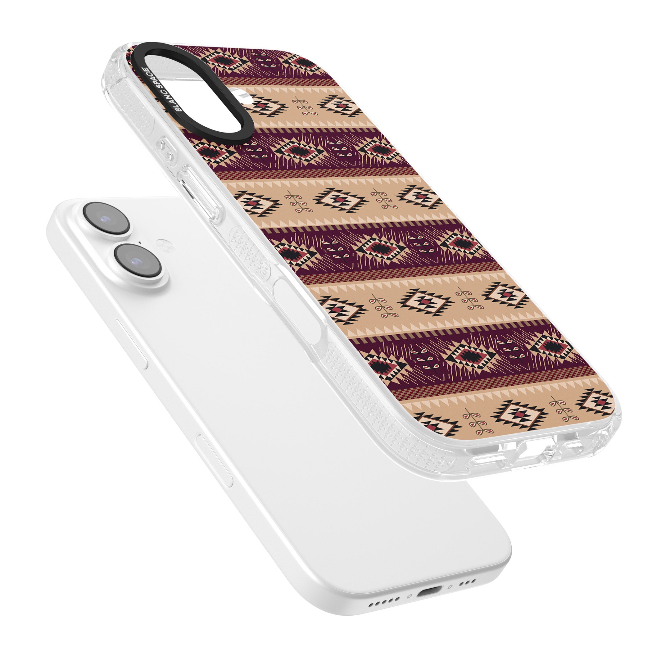 Western Poncho iPhone 17 Impact Air Clear Phone Case Colours