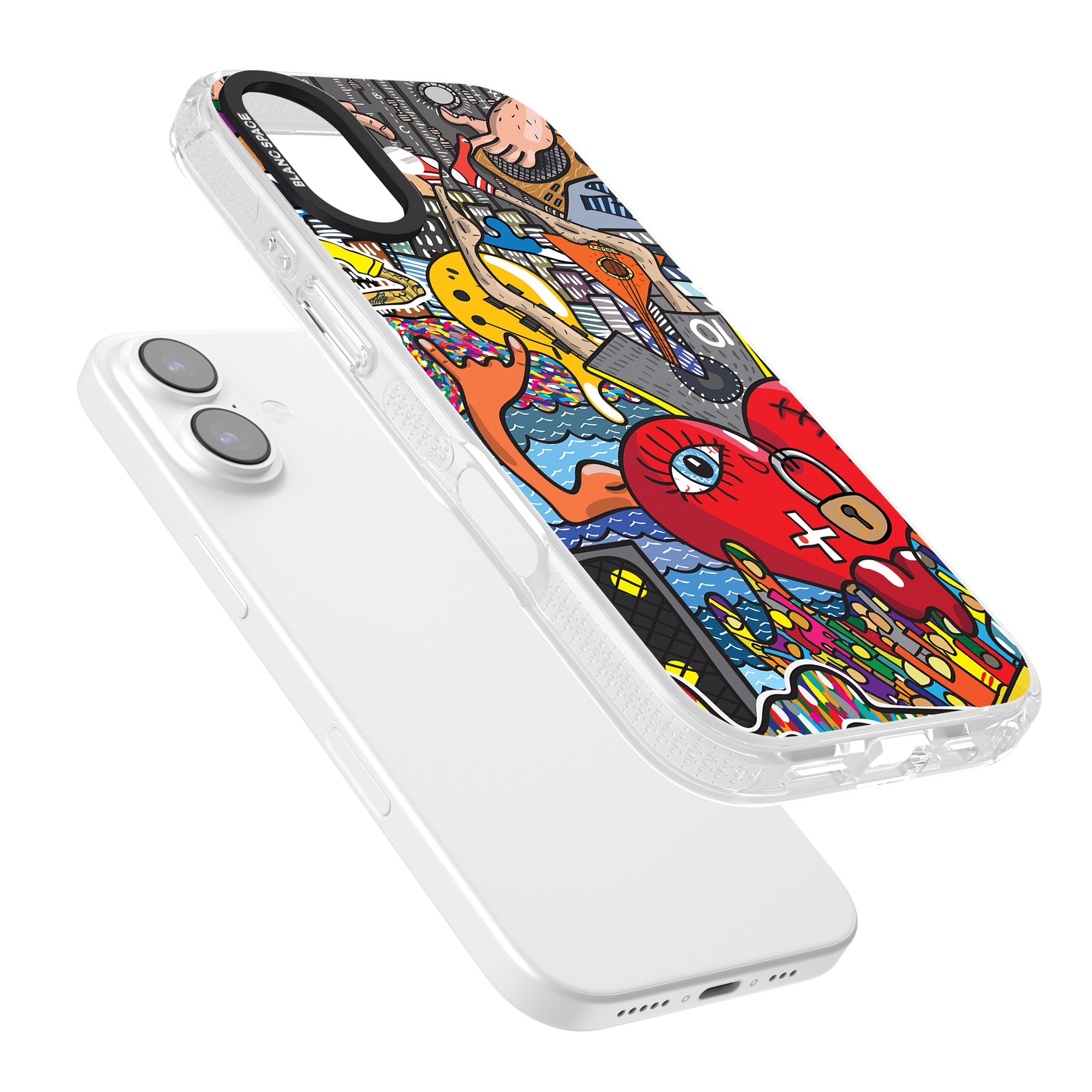 Crowd Tsunami iPhone 17 Impact Air Clear Phone Case Colours