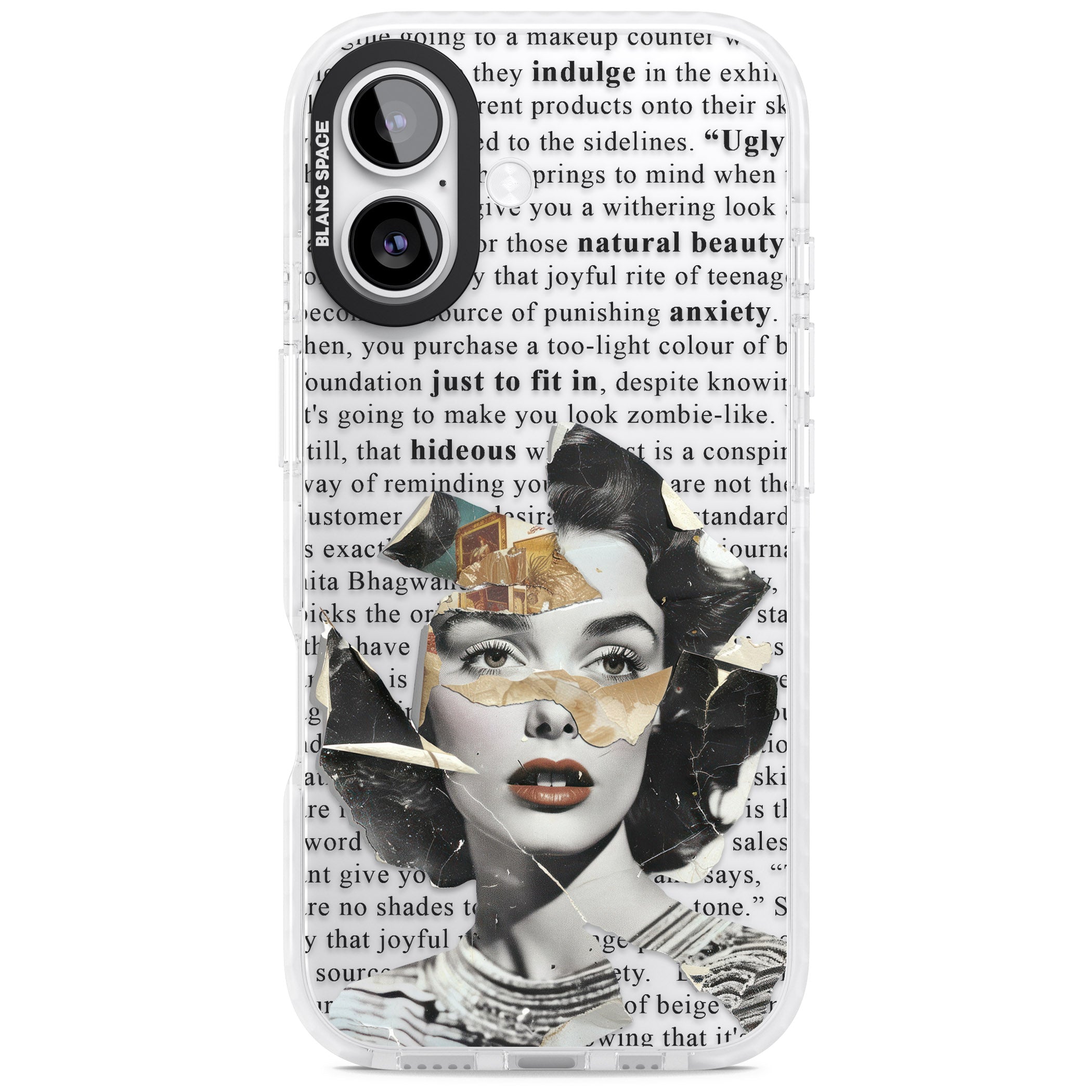 Beauty Is Within iPhone 17 Impact Clear Phone Case