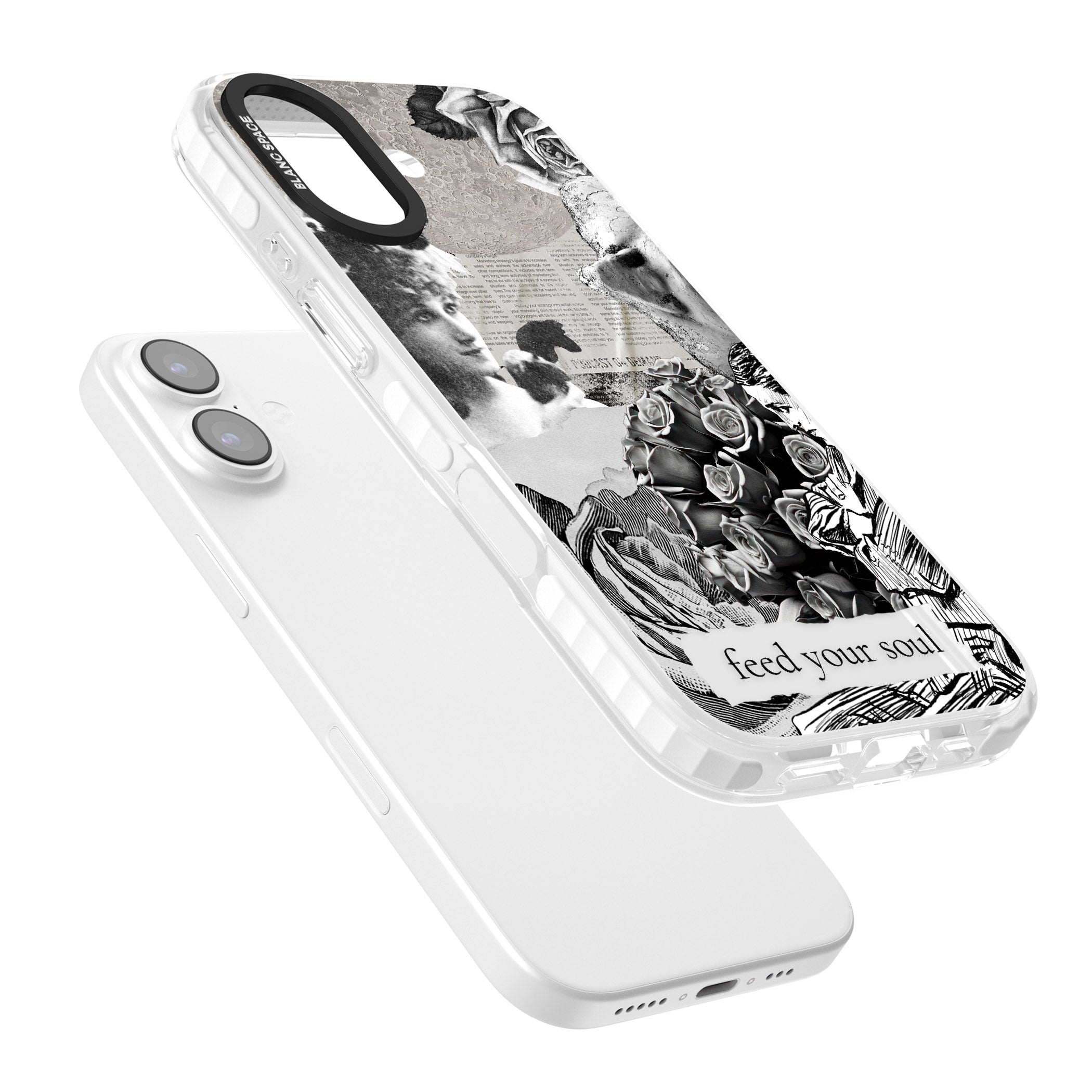 Feed Your Soul iPhone 17 Impact Clear Phone Case Colours