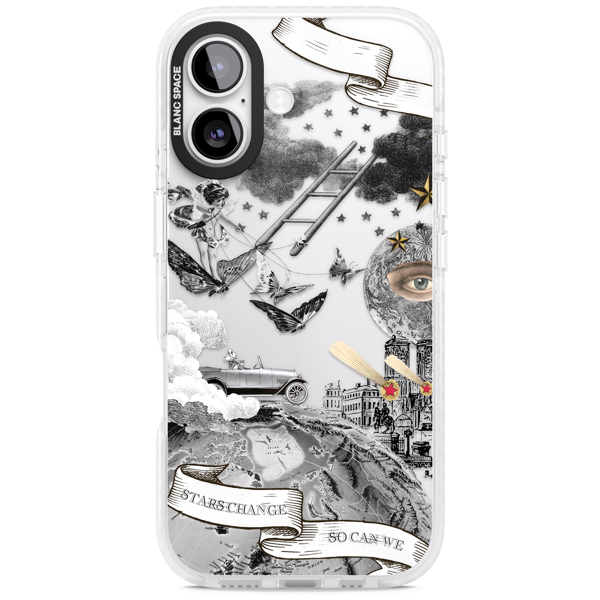 Stars Change So Can We iPhone 17 Impact Clear Phone Case