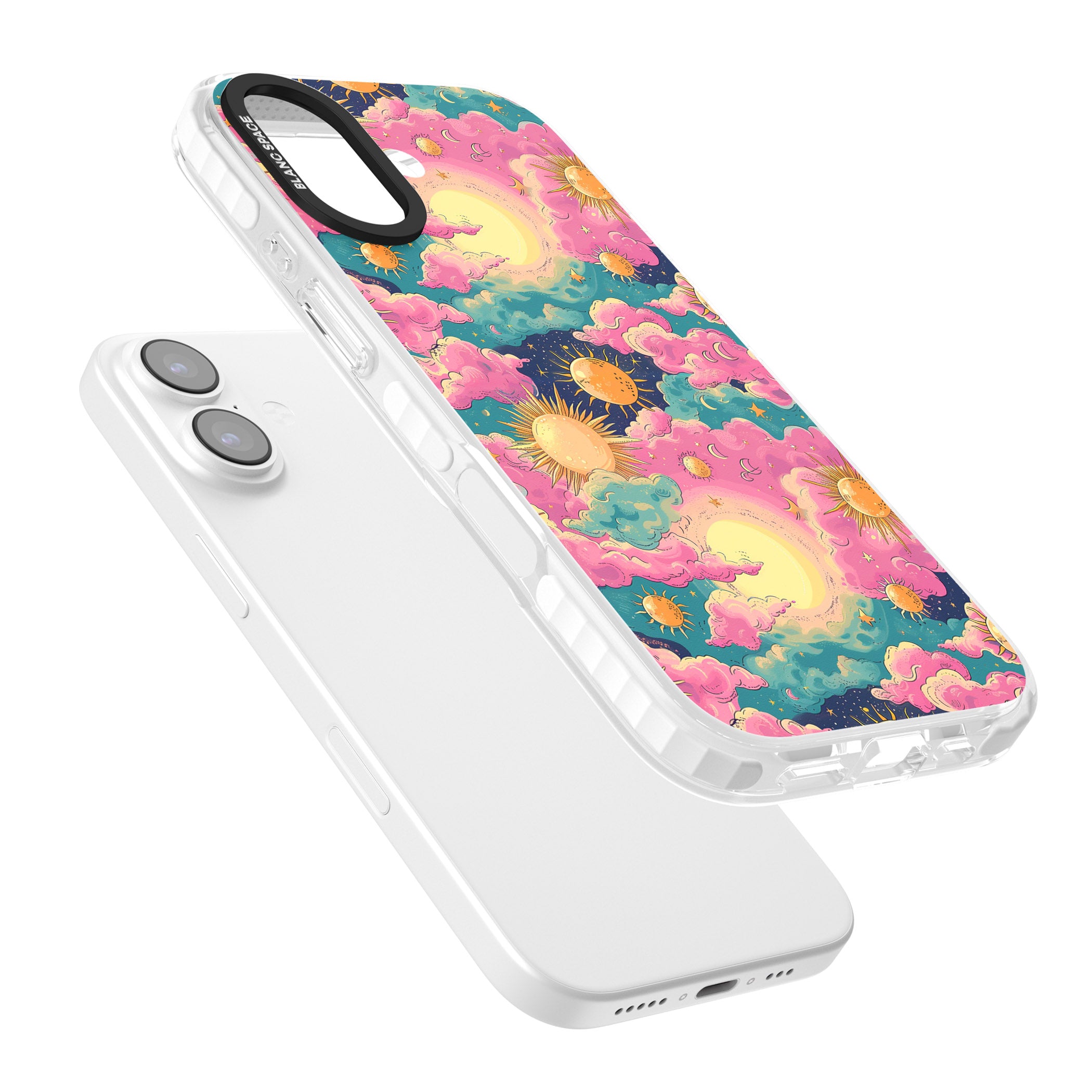 Starlight Clouds iPhone 17 Impact Clear Phone Case Colours