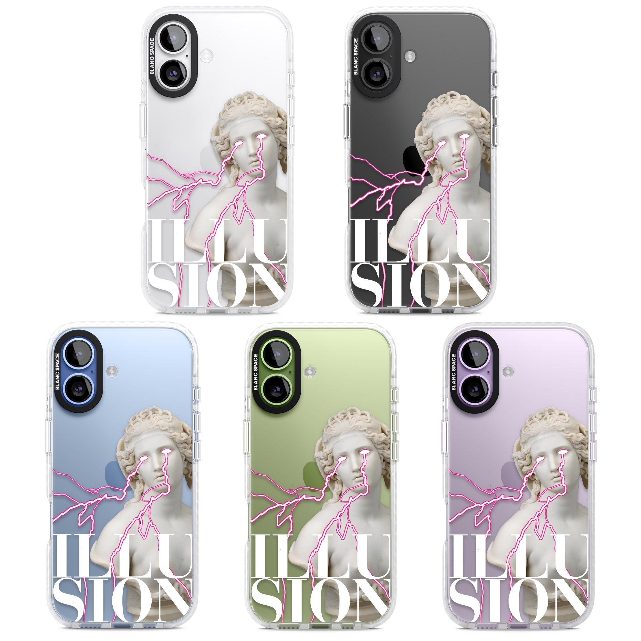 Illusion iPhone 17 Impact Clear Phone Case APT Impact Protection