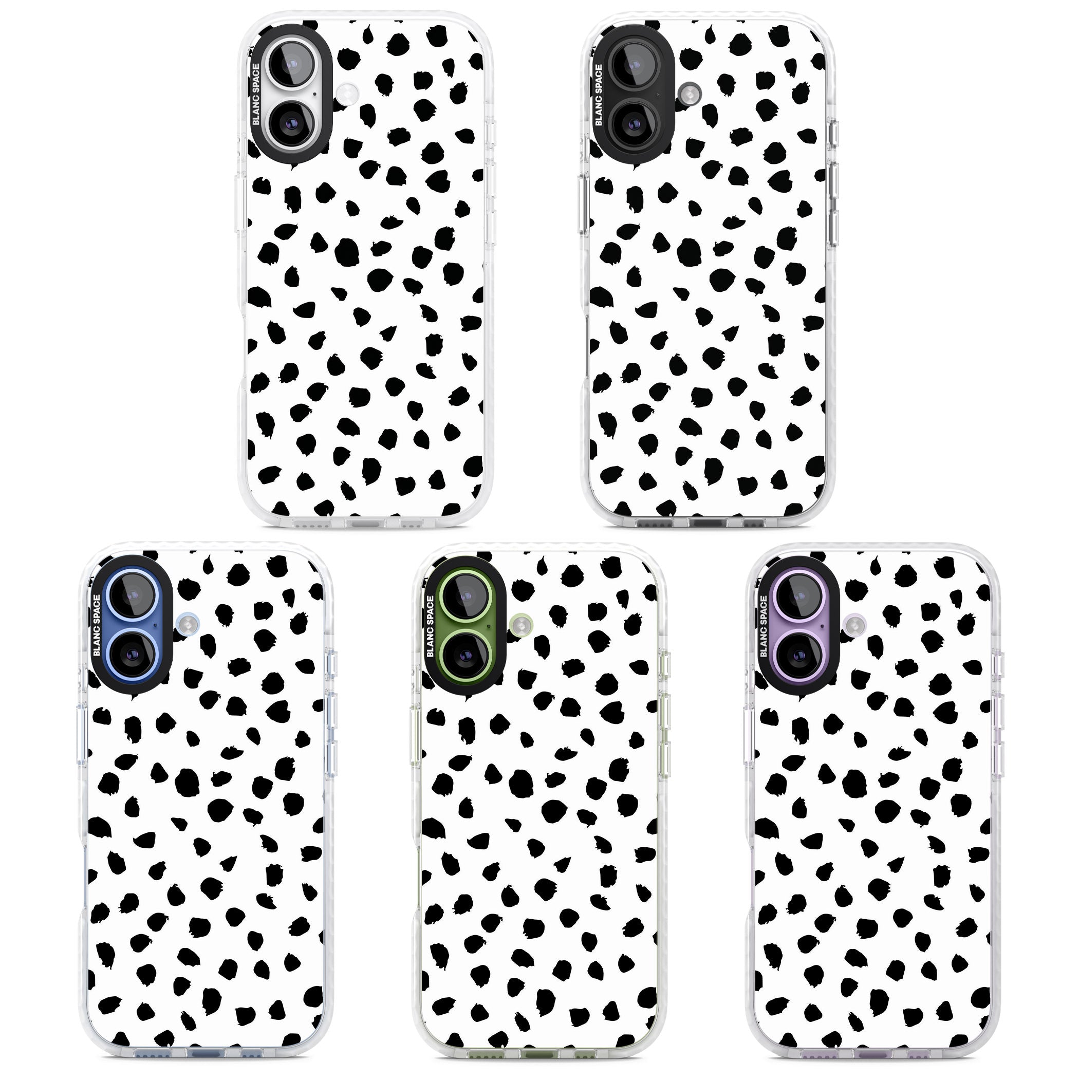 Dalmatian Print iPhone 17 Impact Clear Phone Case APT Impact Protection