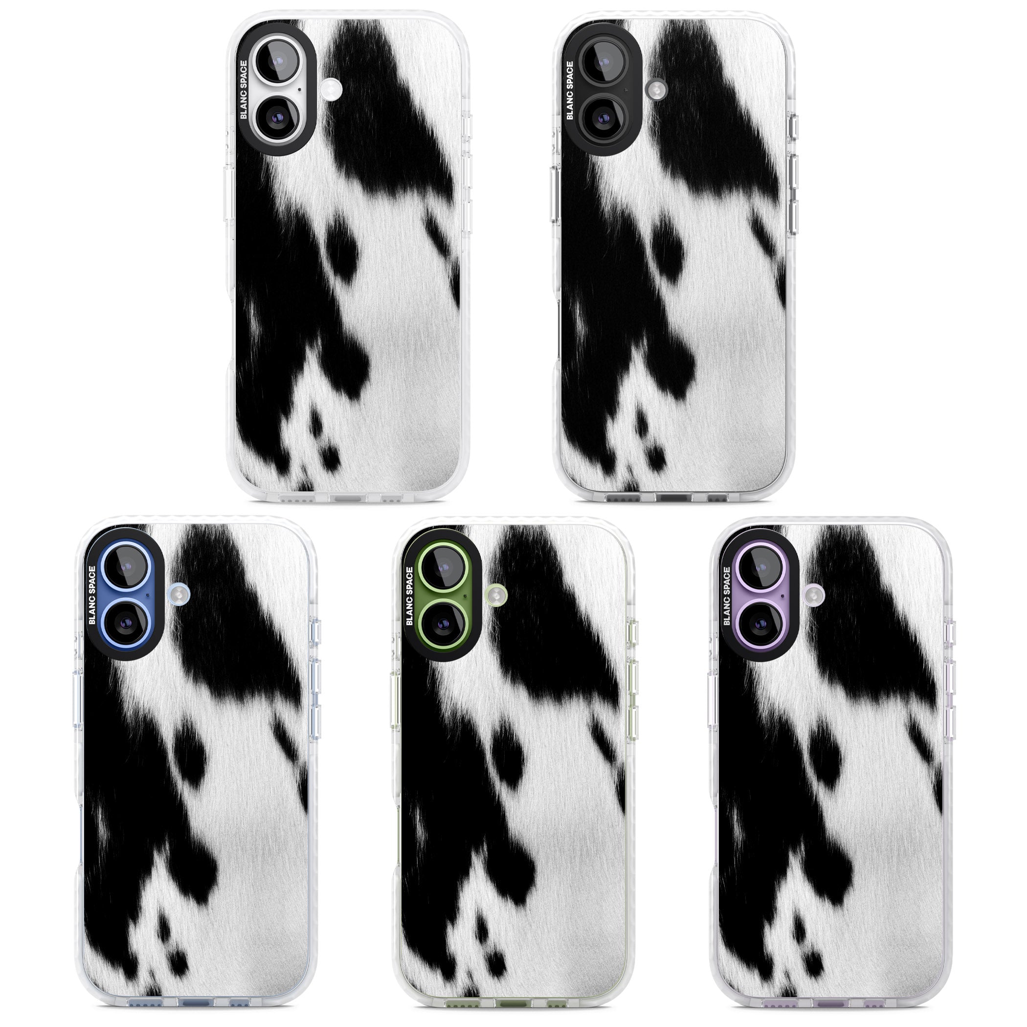 Designer Fashion Cowhide iPhone 17 Impact Clear Phone Case APT Impact Protection