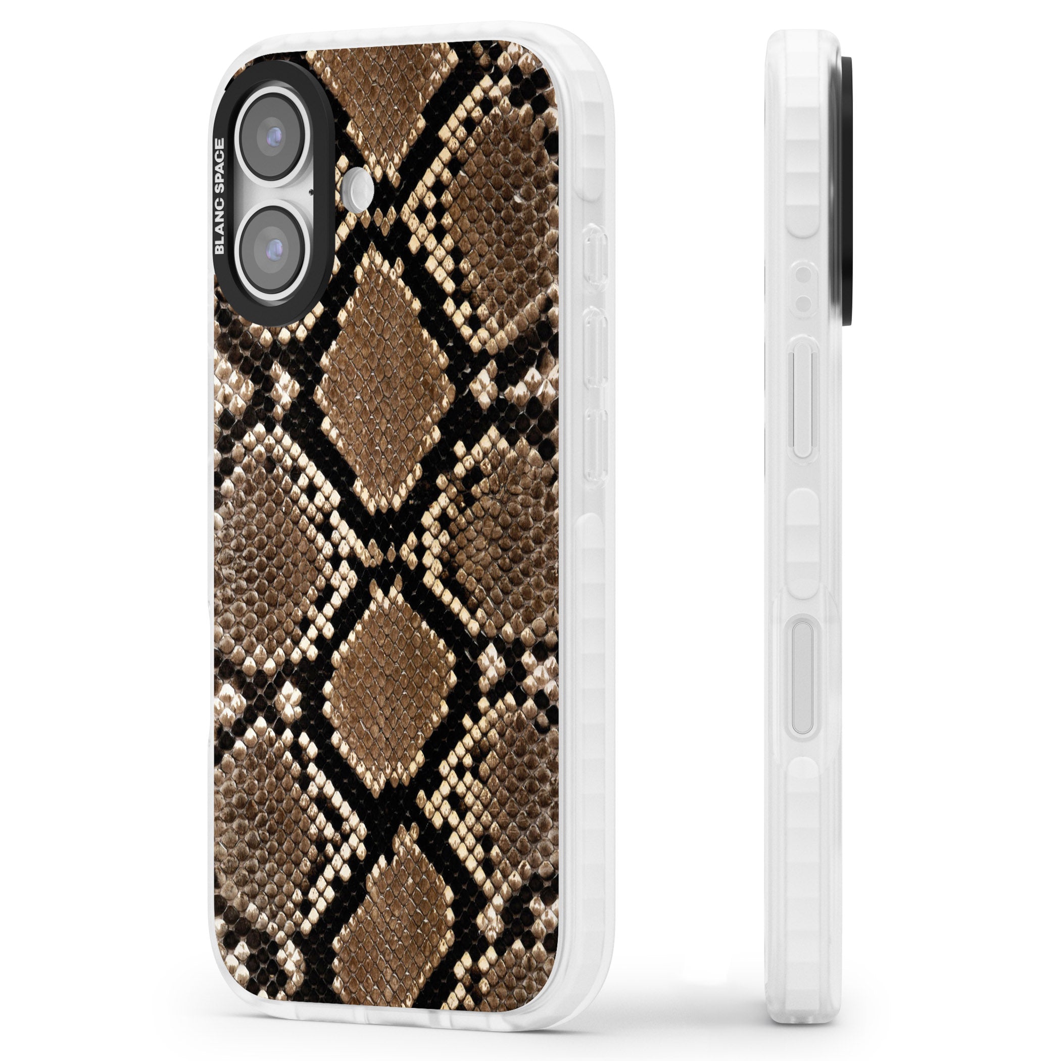 Snakeskin iPhone 17 Impact Clear Phone Case Side Profile