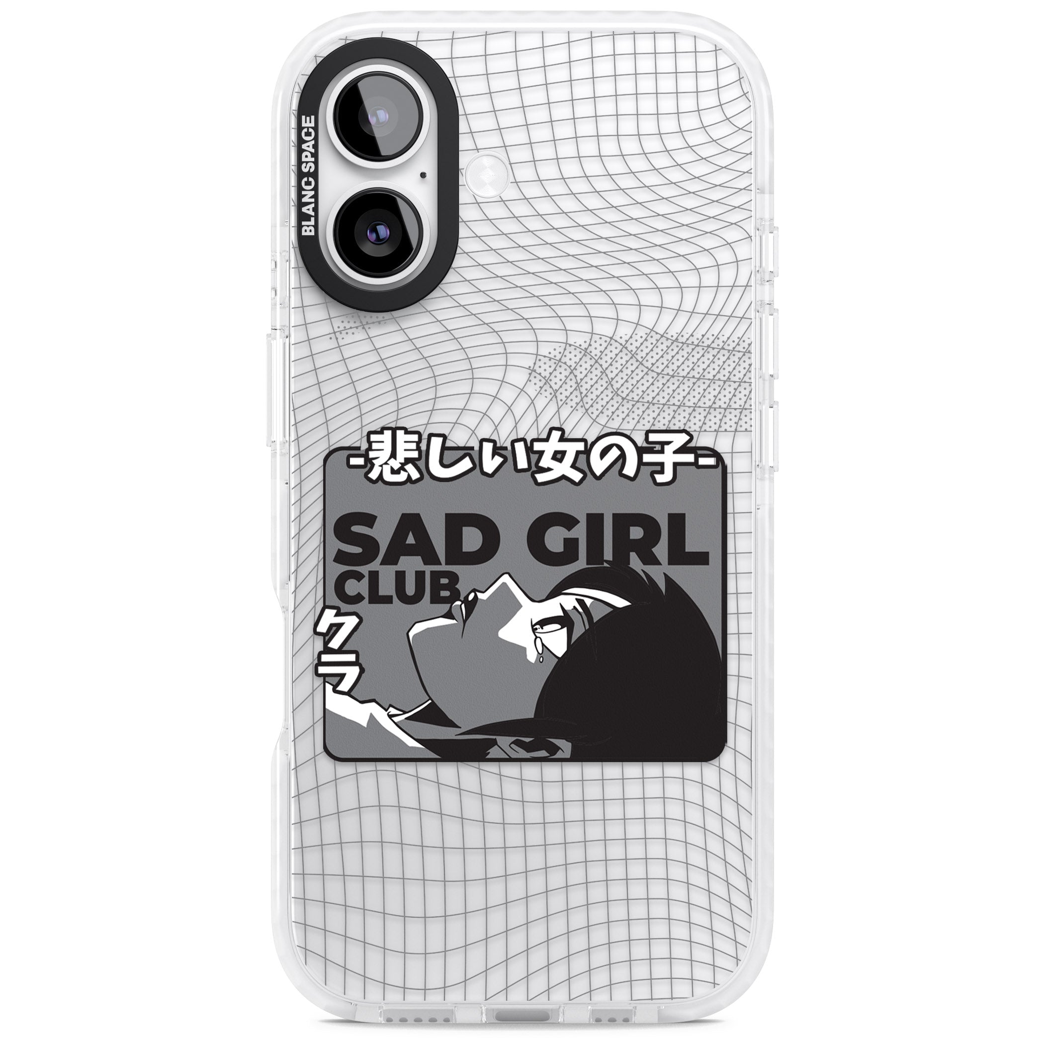 Sad Girl Club iPhone 17 Impact Clear Phone Case