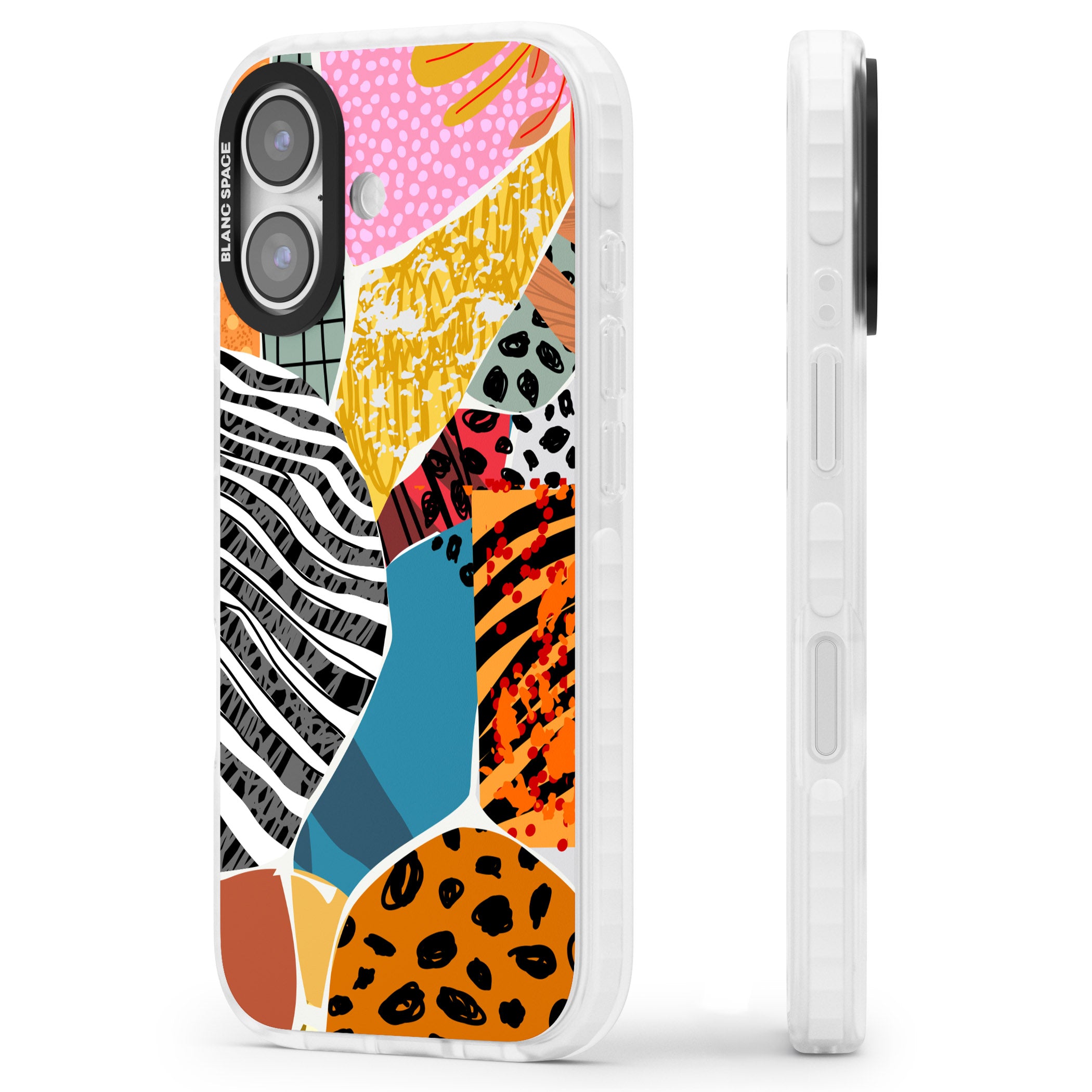 Print Passion iPhone 17 Impact Clear Phone Case Side Profile