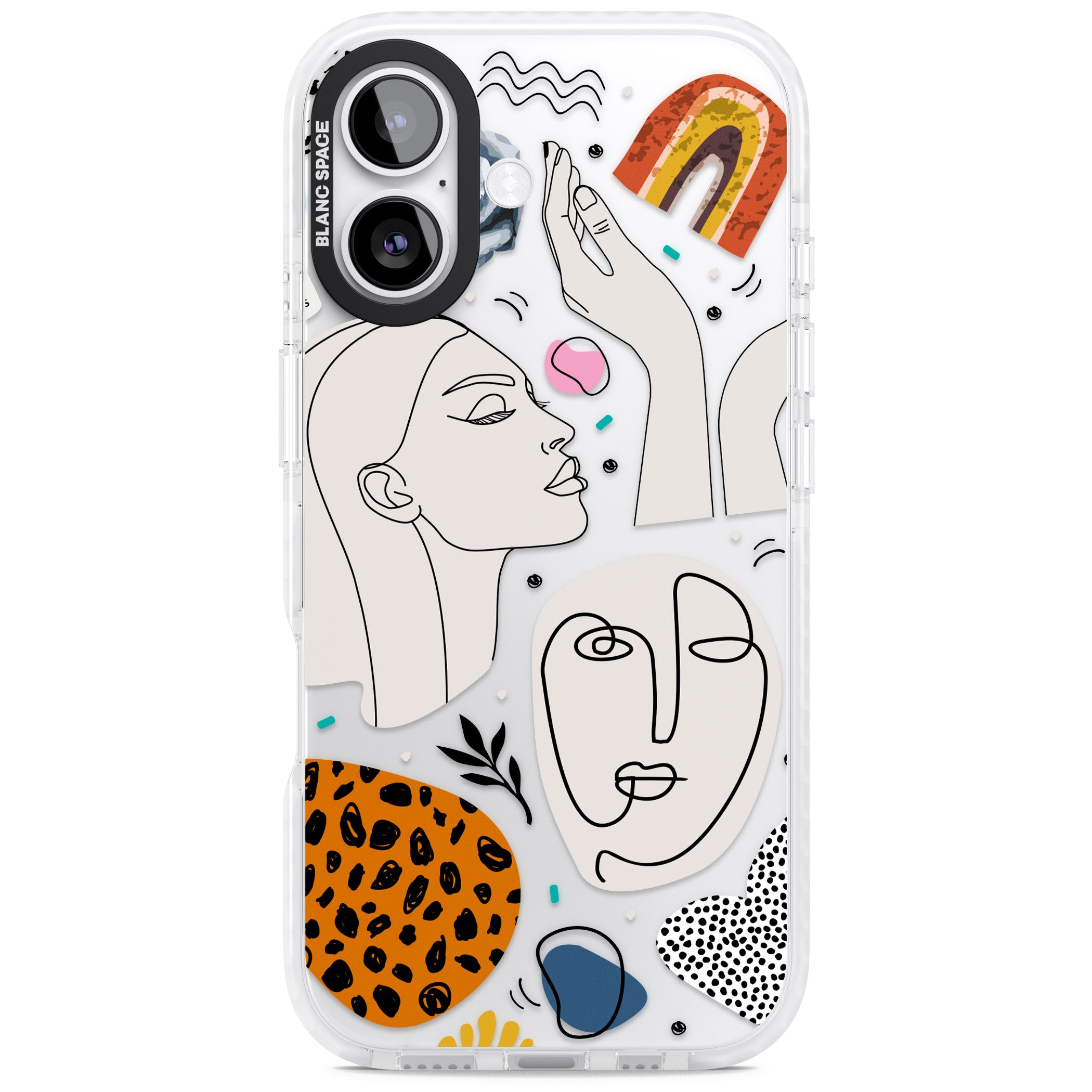 Artistic Expression Scrapbook iPhone 17 Impact Clear Phone Case