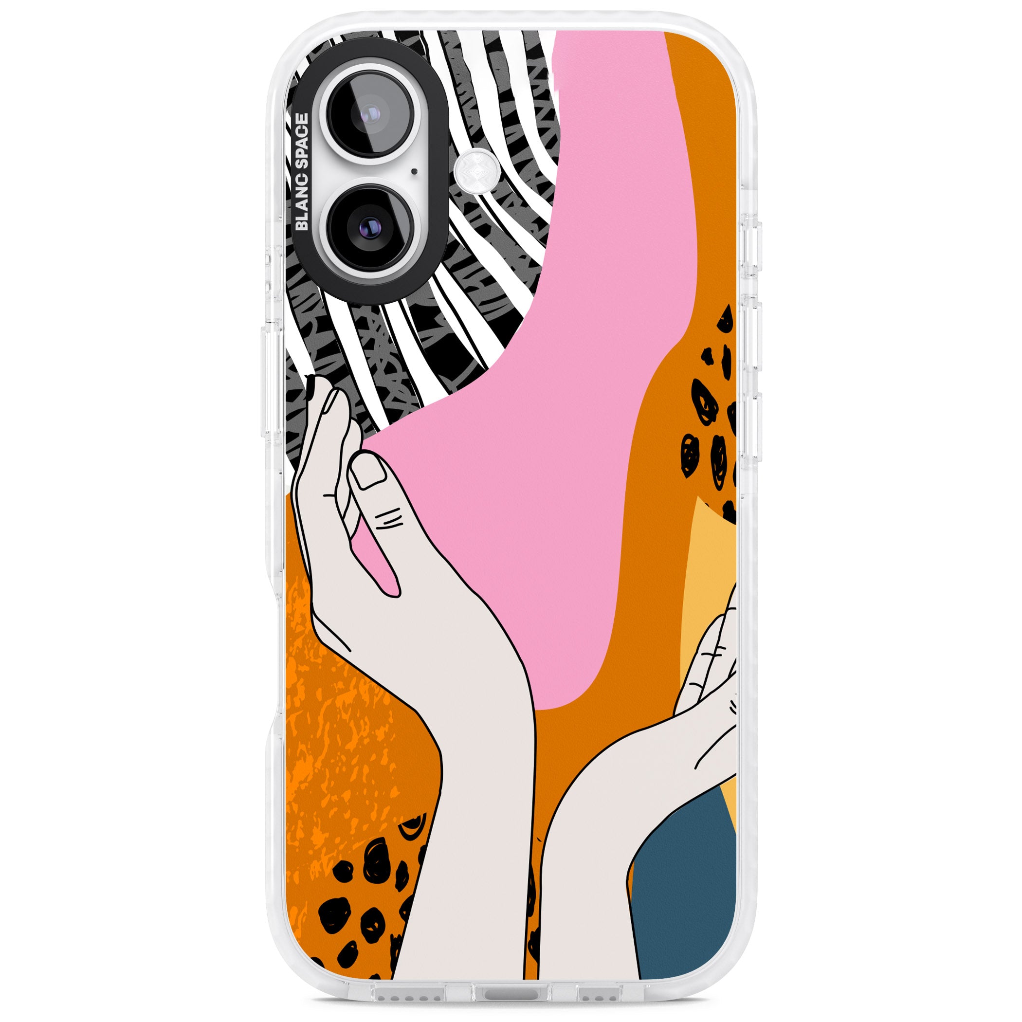 Abstract Vibes iPhone 17 Impact Clear Phone Case