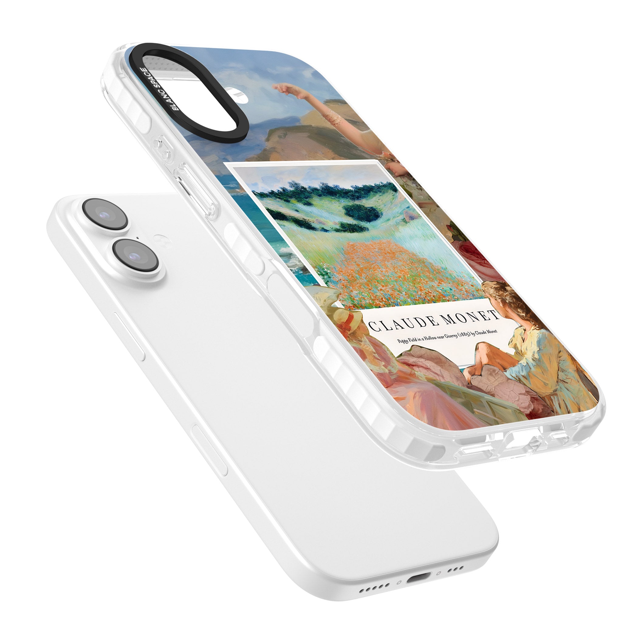 Monet Poppy Field iPhone 17 Impact Clear Phone Case Colours
