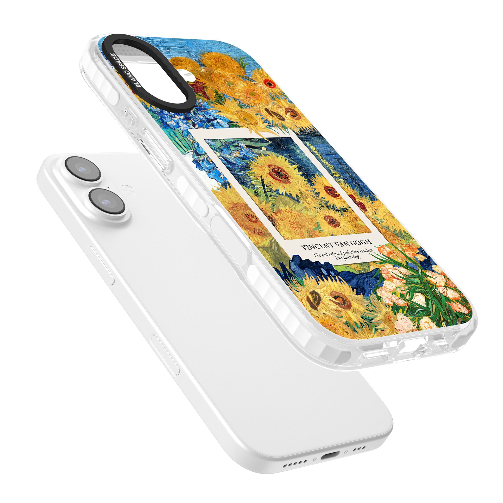 Van Gogh Sunflowers iPhone 17 Impact Clear Phone Case Colours
