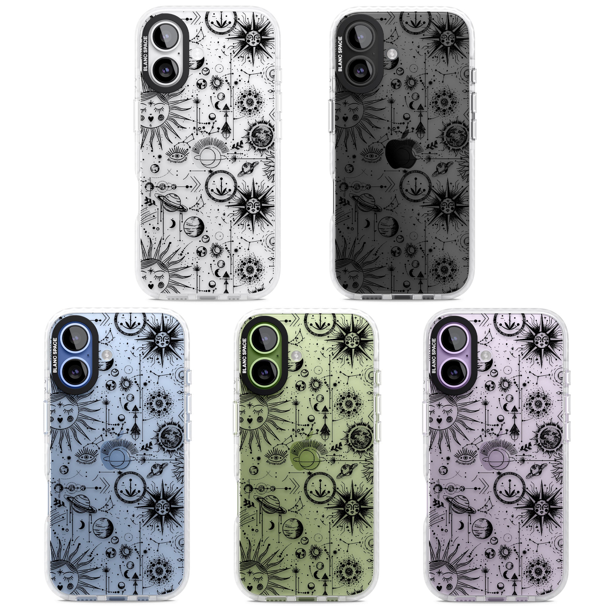 Cosmic Zodiac iPhone 17 Impact Clear Phone Case APT Impact Protection