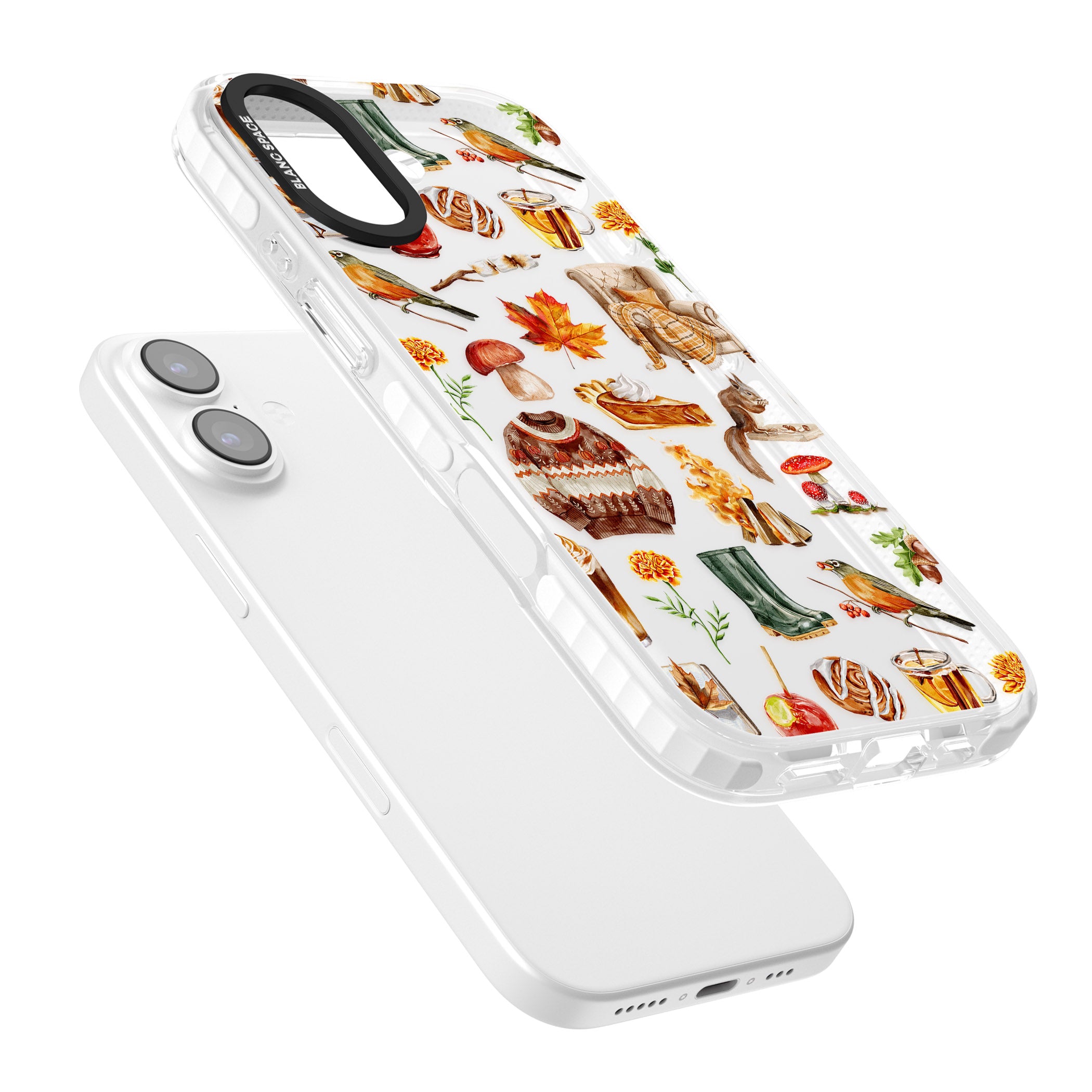 Cozy Autumn Aesthetic iPhone 17 Impact Clear Phone Case Colours