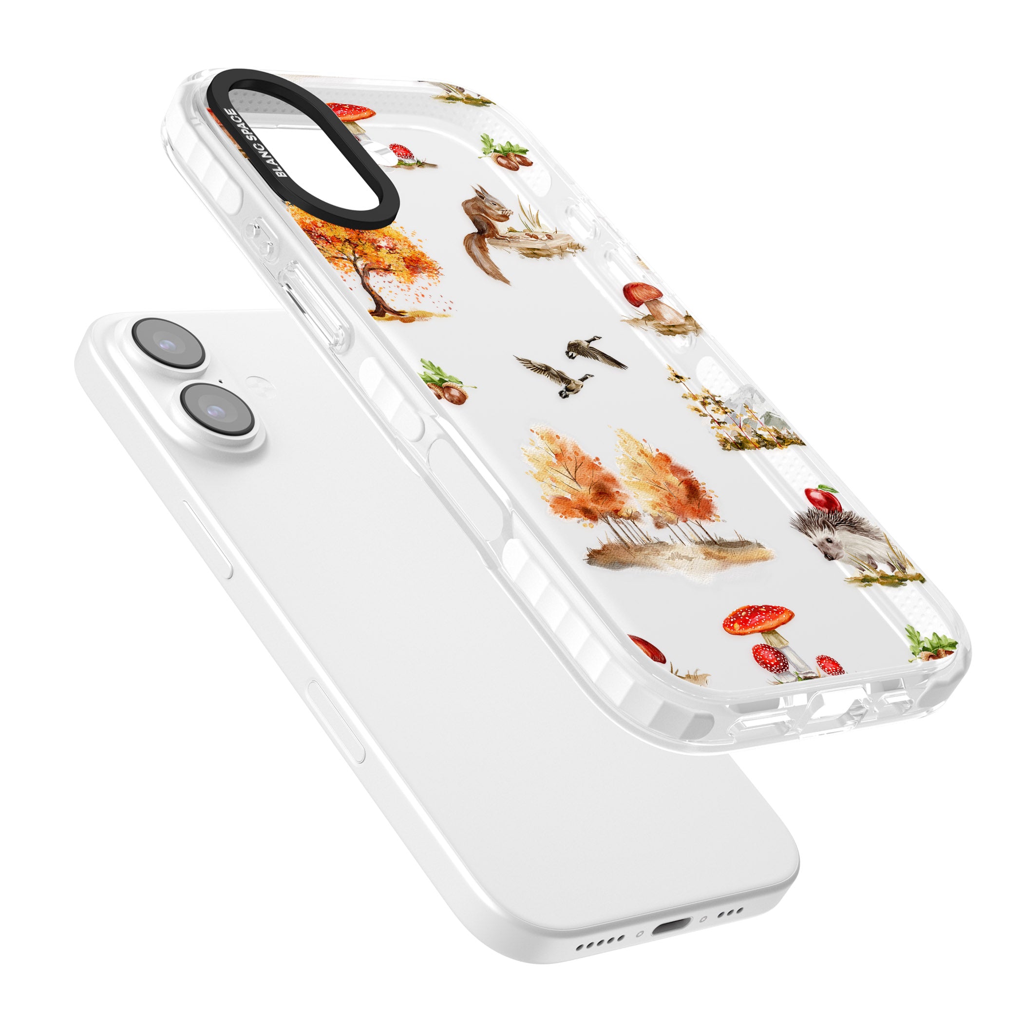 Fall Forest Friends iPhone 17 Impact Clear Phone Case Colours