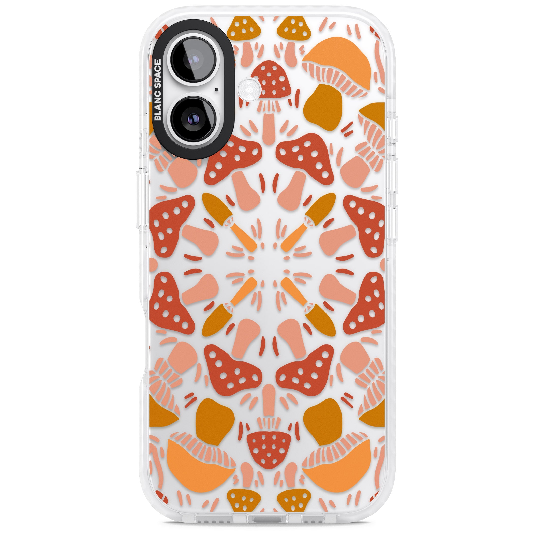 Mushroom Medley iPhone 17 Impact Clear Phone Case