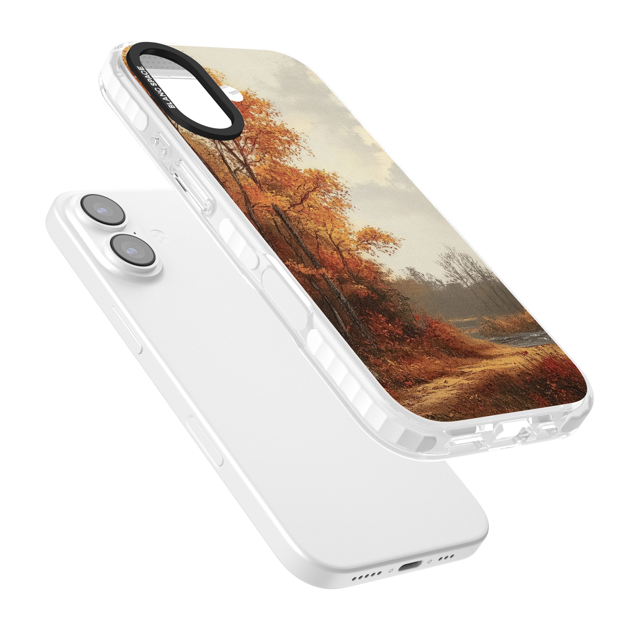 Vintage Autumn Oil Painting iPhone 17 Impact Clear Phone Case Colours