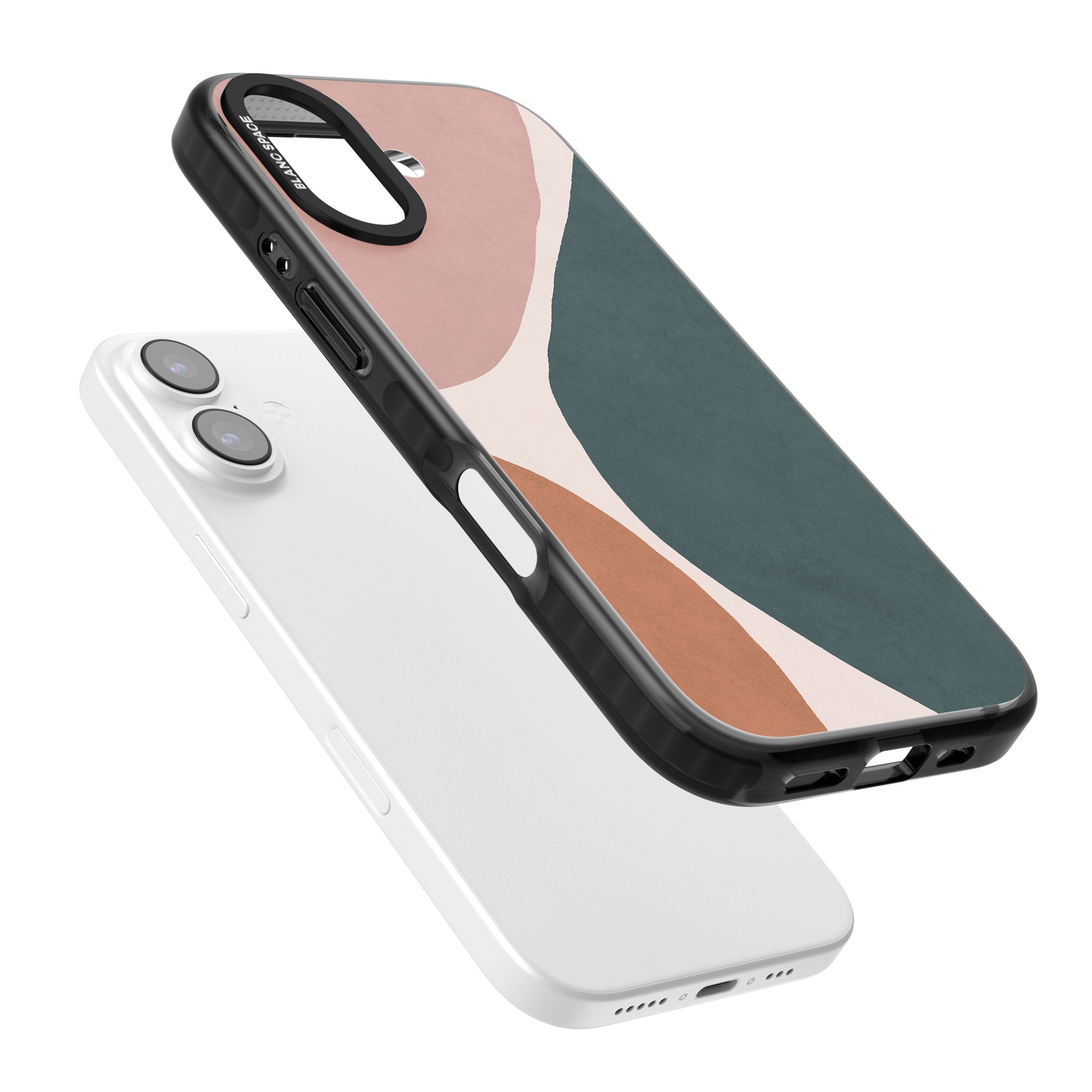 Lush Abstract Watercolour Design #8 iPhone 17 Impact Black Phone Case Colours