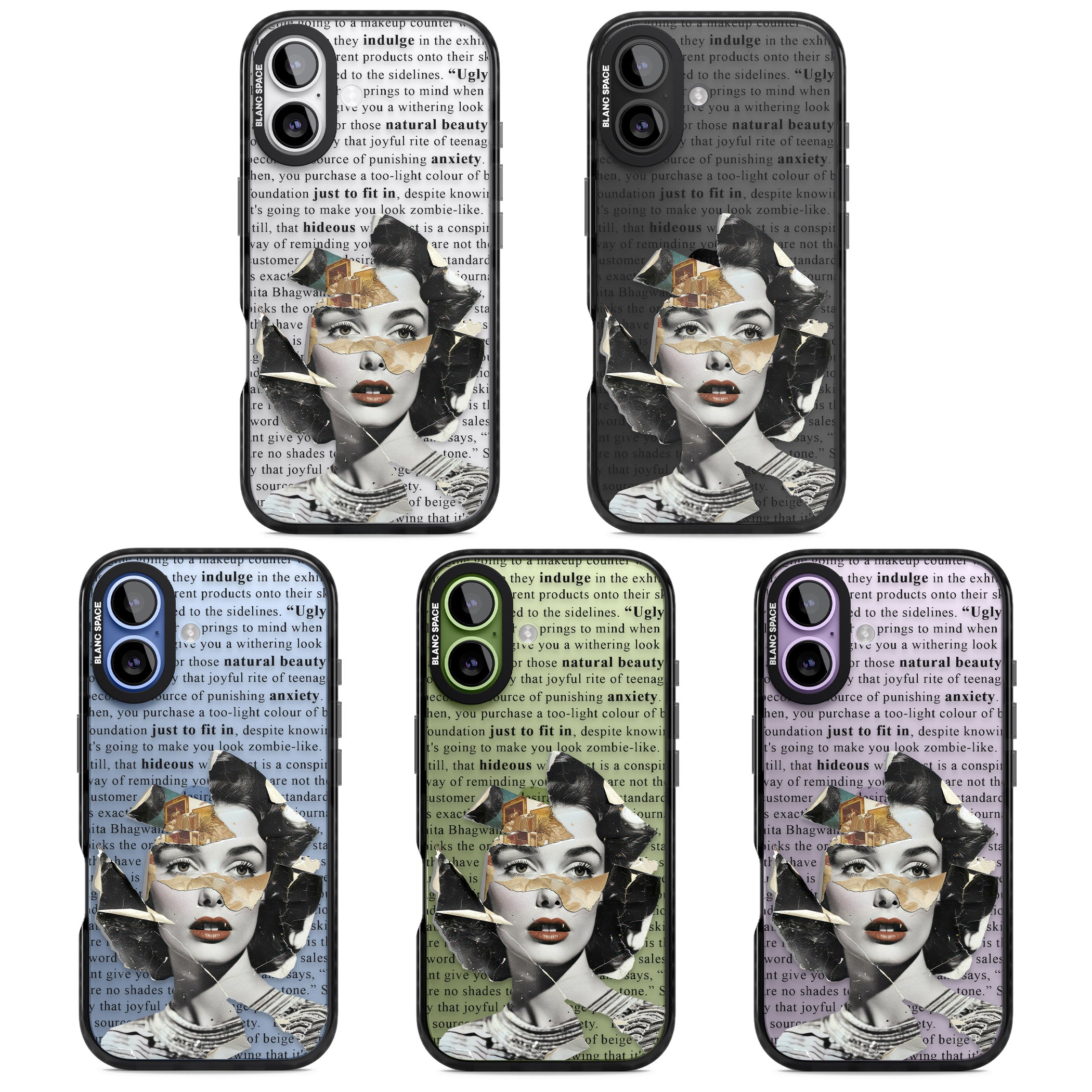 Beauty Is Within iPhone 17 Impact Black Phone Case APT Impact Protection